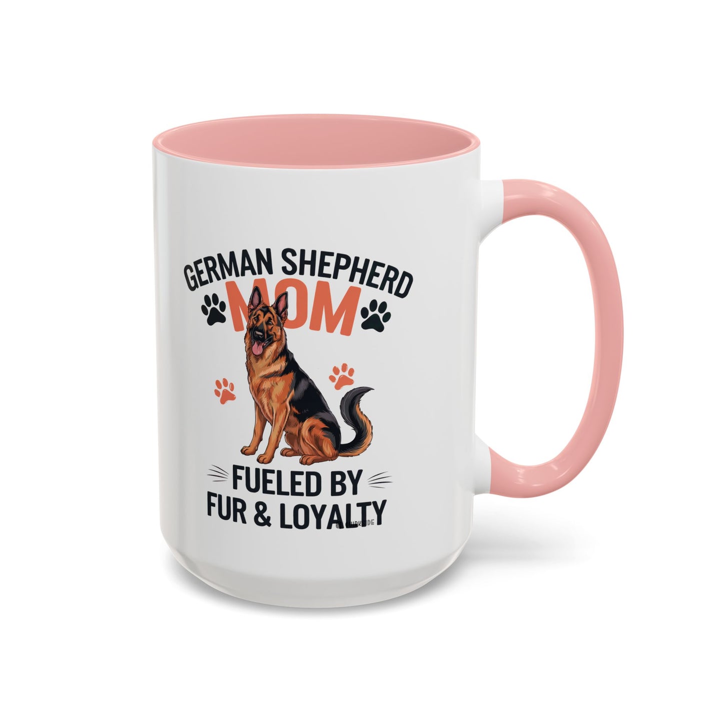 German Shepherd Mom Accent Coffee Mug: Perfect Gift for Dog Lovers, Pet Owners, Dog Enthusiasts, Animal Lovers