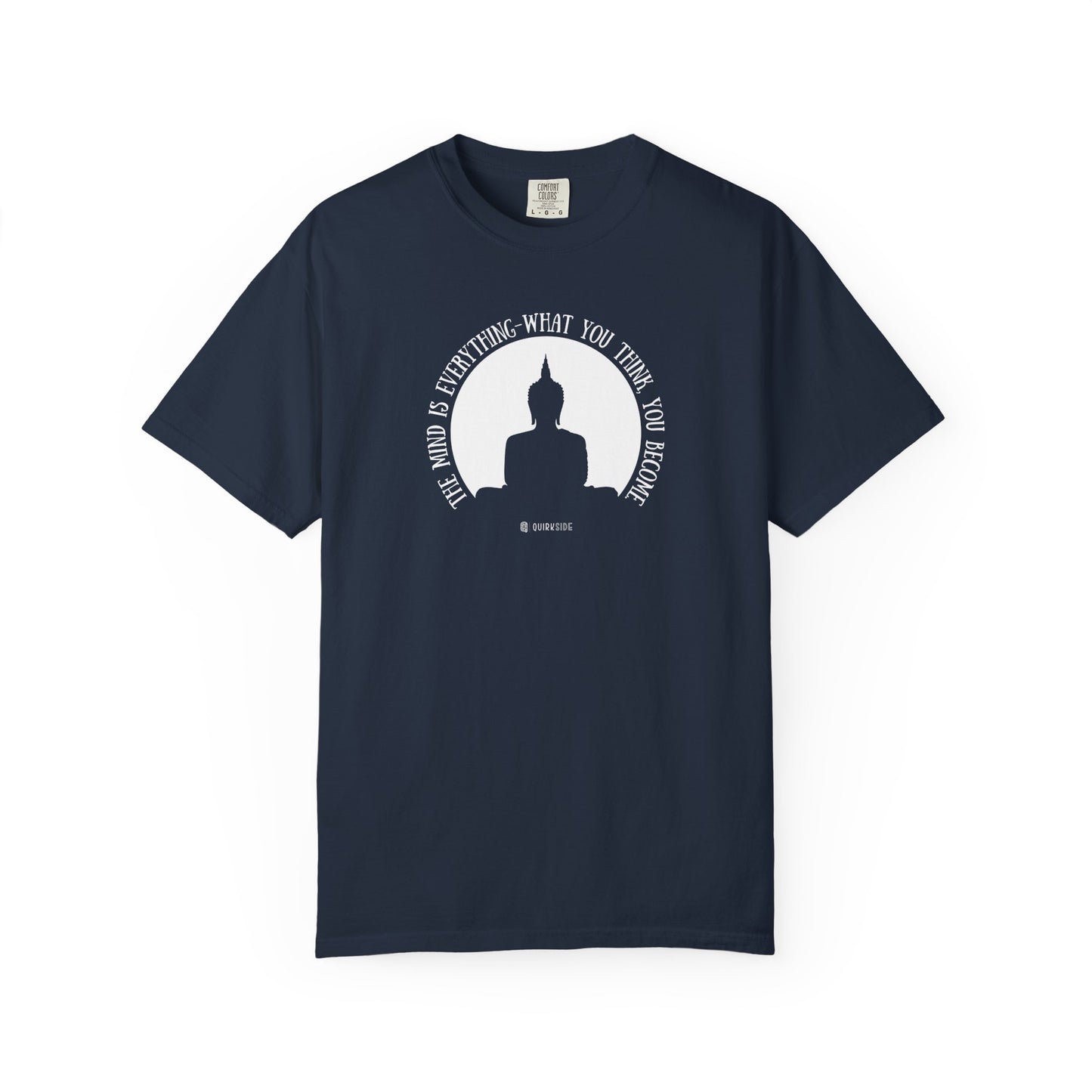 Buddha Quote Mind Power T-shirt, Inspirational Tee, Positive Thinking Shirt, Meditation Top, Unisex Graphic Apparel