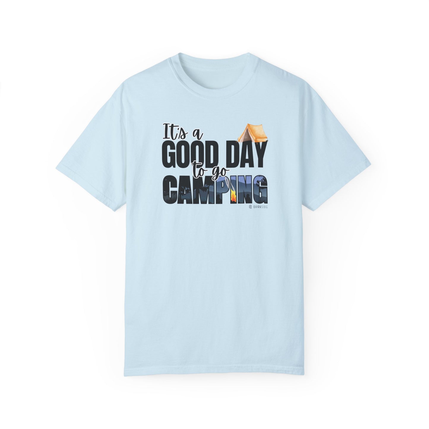 Premium Unisex Camping Enthusiast T-shirt - Great Day to Go Camping Design