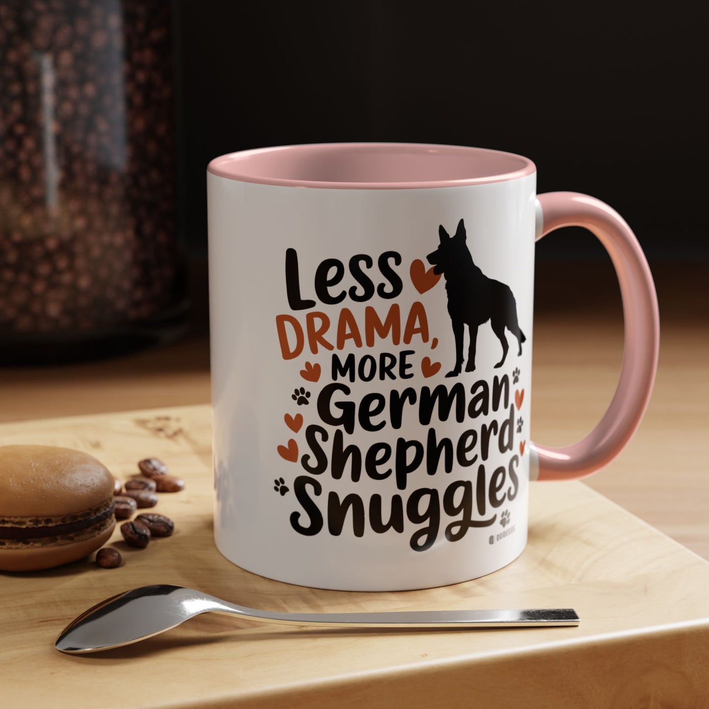 German Shepherd Love Mug | Accent Coffee Mug | Dog Mom Gift | Pet Owner Gift | Animal Lover Coffee Mug | Funny Dog Mug