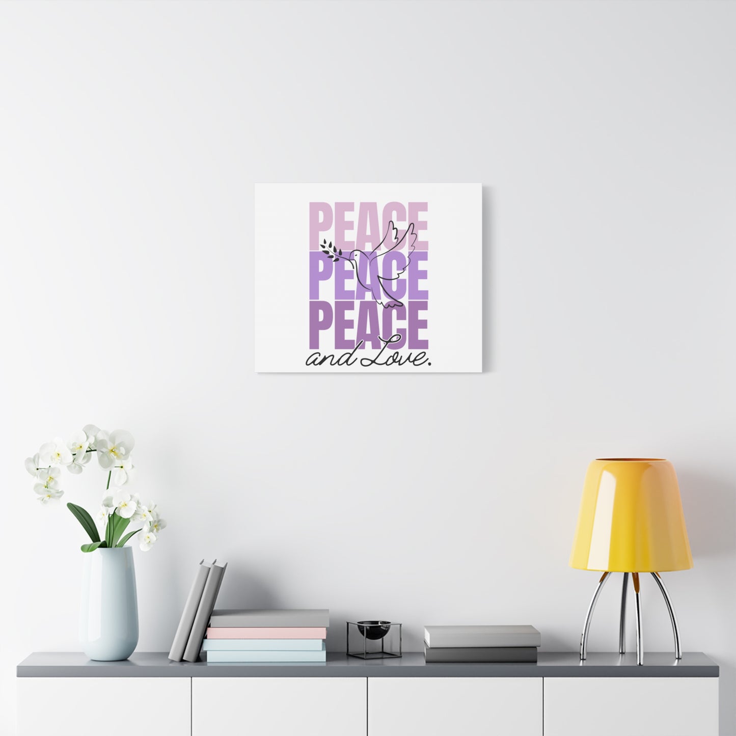 Peaceful Dove Canvas Wall Art, Inspirational Home Decor, Gift for Peace Lovers, Serenity Decor, Modern Art, Gift for Holidays