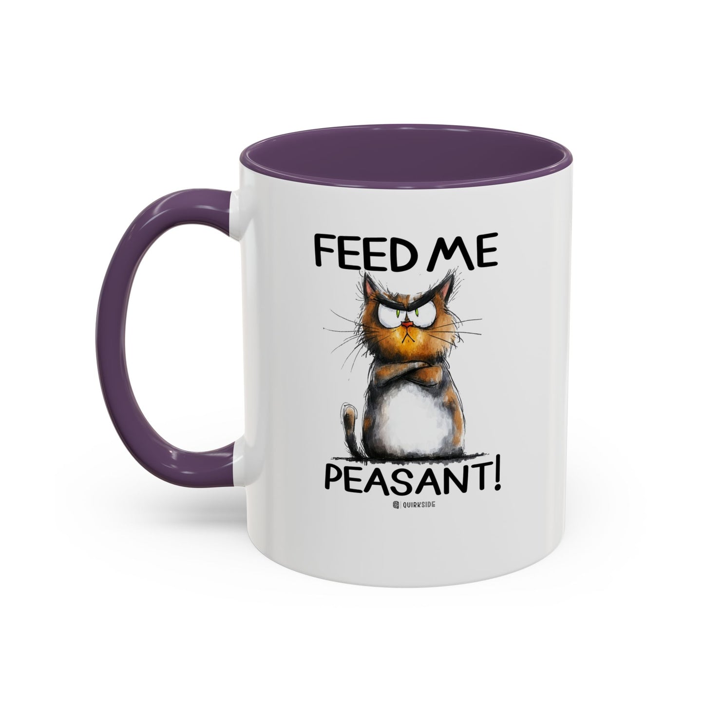 Sassy Cat Accent Coffee Mug | Funny Gift for Cat Lovers | Cute Home Coffee Mug | Unique Cat Mom Present | 11oz & 15oz Available