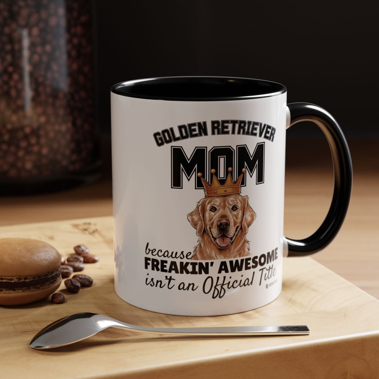Golden Retriever Mom Coffee Mug - Perfect Gift for Dog Lovers, Pet Owners, Birthday, Mother's Day, Funny Dog Mom Mug