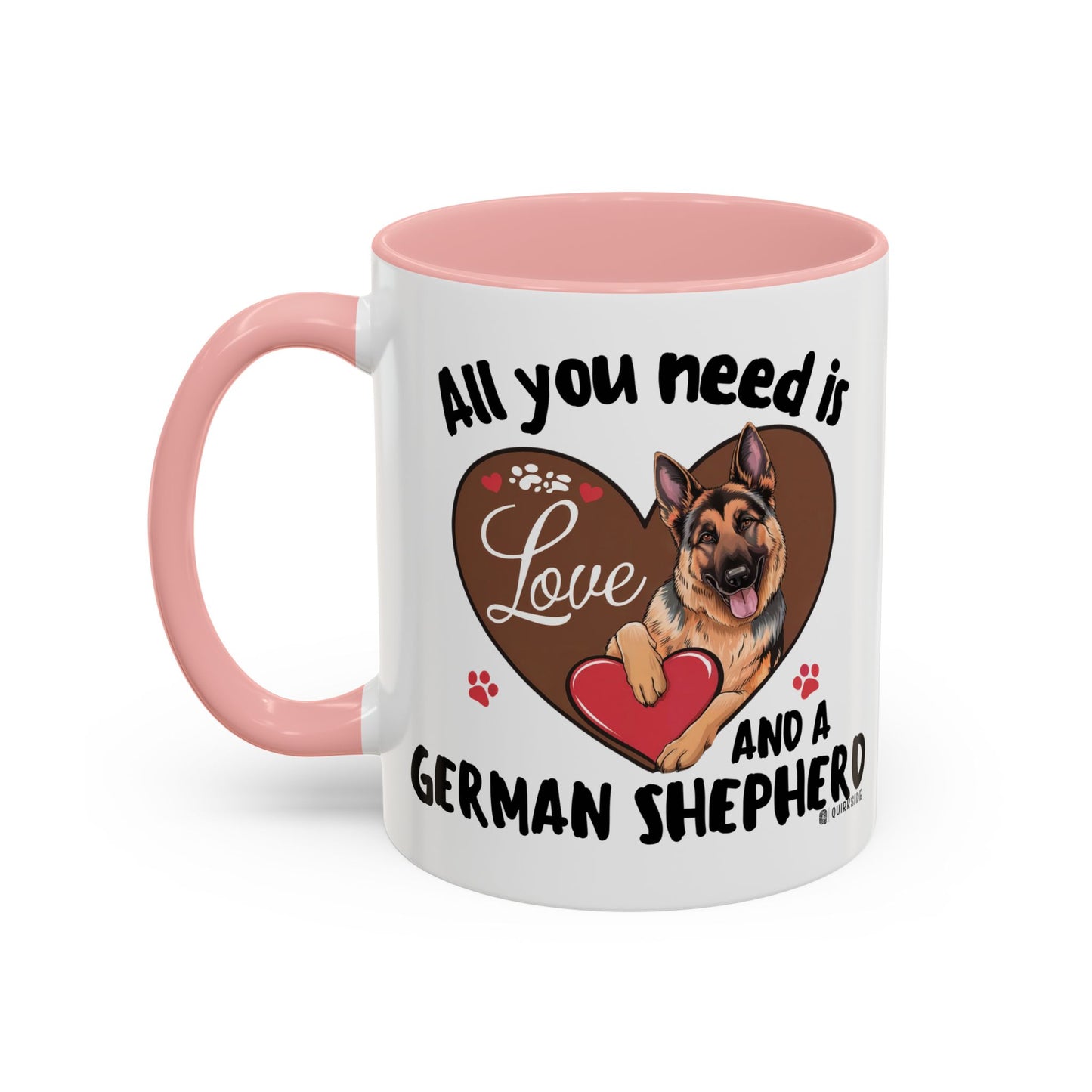 German Shepherd Love Mug | Dog Owner Gift | Coffee Cup | Animal Lover Gift | Pet Lover's Mug | Cute Pet Coffee Mug