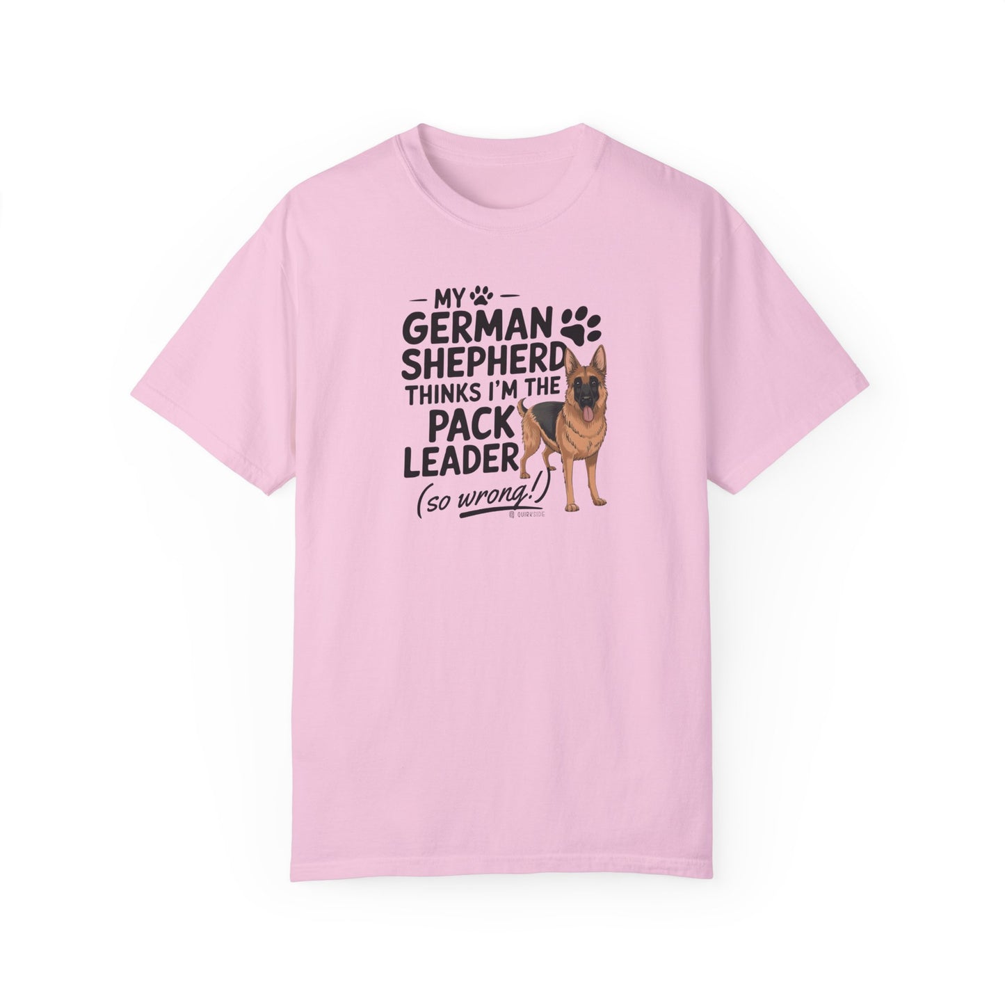 German Shepherd Dog Lover Unisex Garment-Dyed T-shirt, Parent Gift, Funny Dog Tee, Dog Mom Shirt, Gift for Dog Lovers