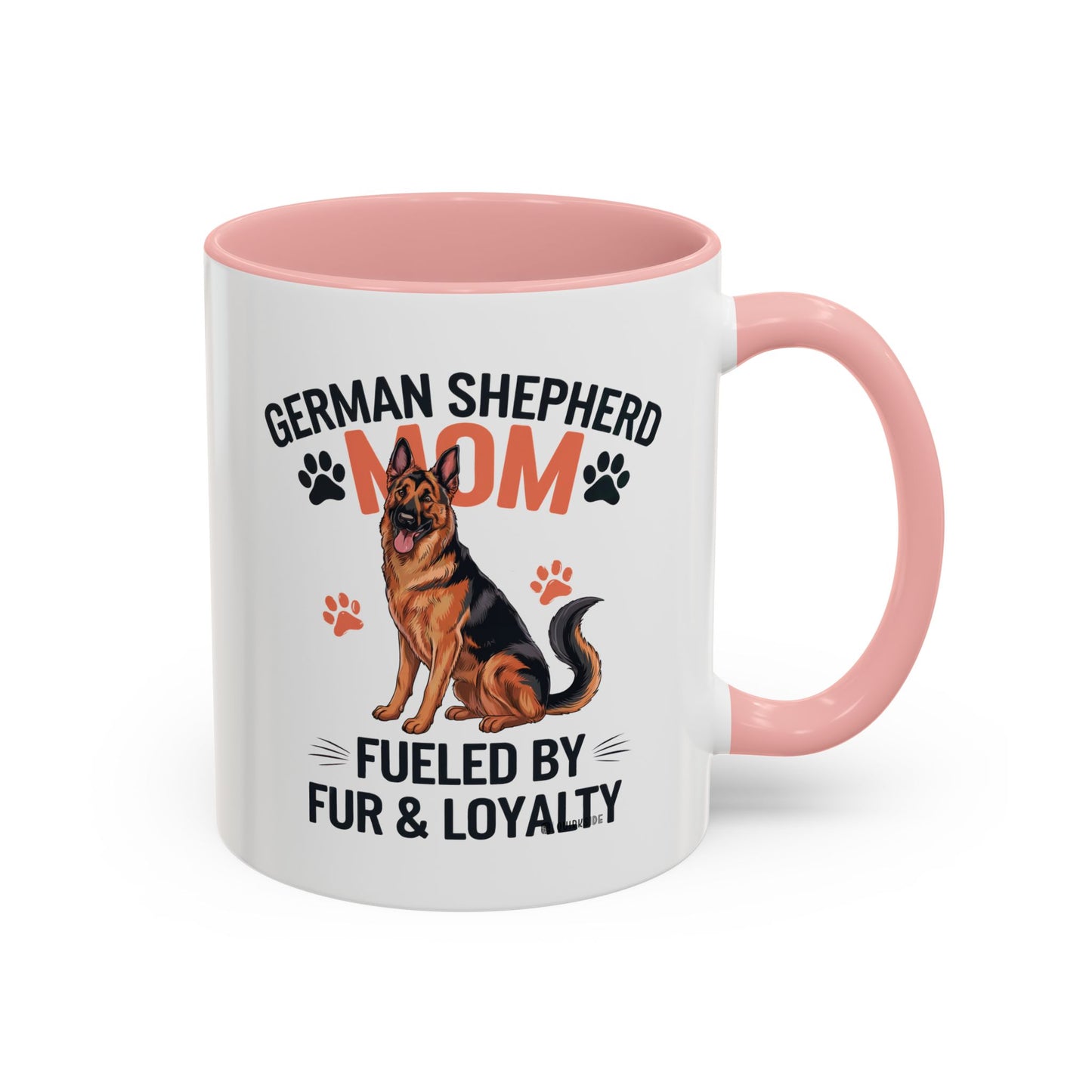 German Shepherd Mom Accent Coffee Mug: Perfect Gift for Dog Lovers, Pet Owners, Dog Enthusiasts, Animal Lovers