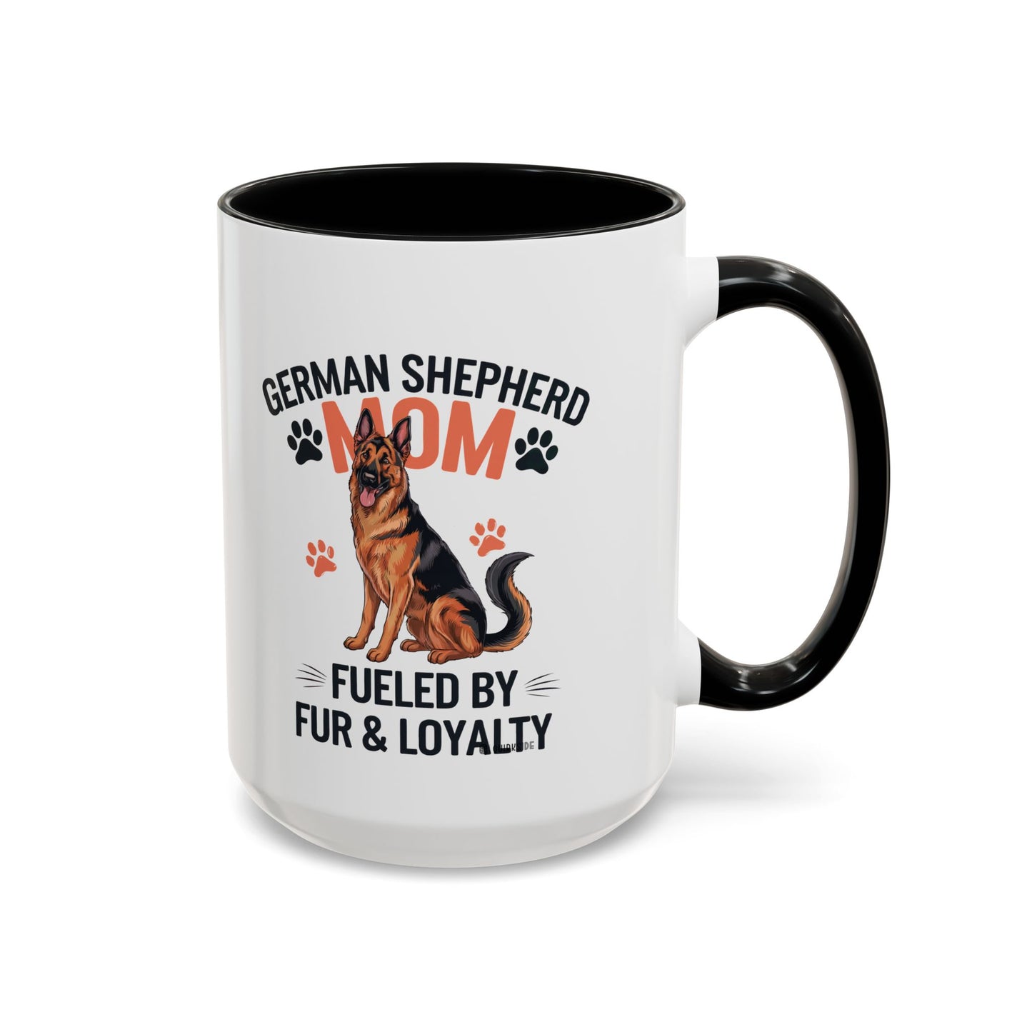 German Shepherd Mom Accent Coffee Mug: Perfect Gift for Dog Lovers, Pet Owners, Dog Enthusiasts, Animal Lovers