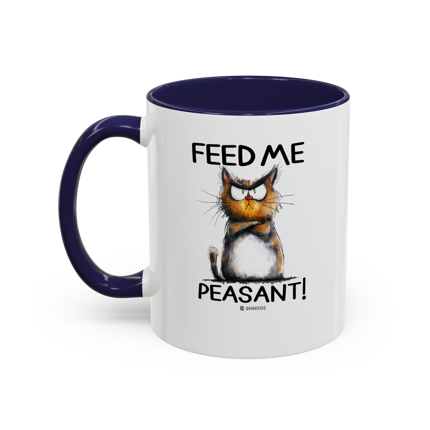Sassy Cat Accent Coffee Mug | Funny Gift for Cat Lovers | Cute Home Coffee Mug | Unique Cat Mom Present | 11oz & 15oz Available