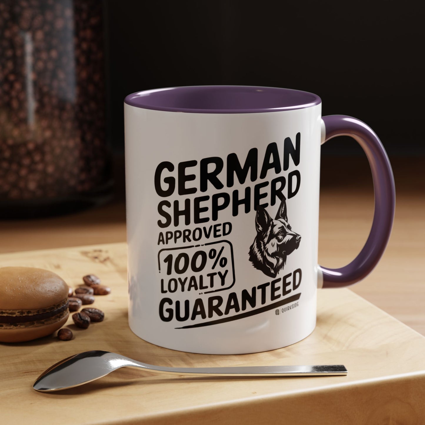German Shepherd Lover Coffee Mug, Dog Owner Gift, Animal Lover Mug, Pet Parent Gift, Loyalty Guaranteed Mug
