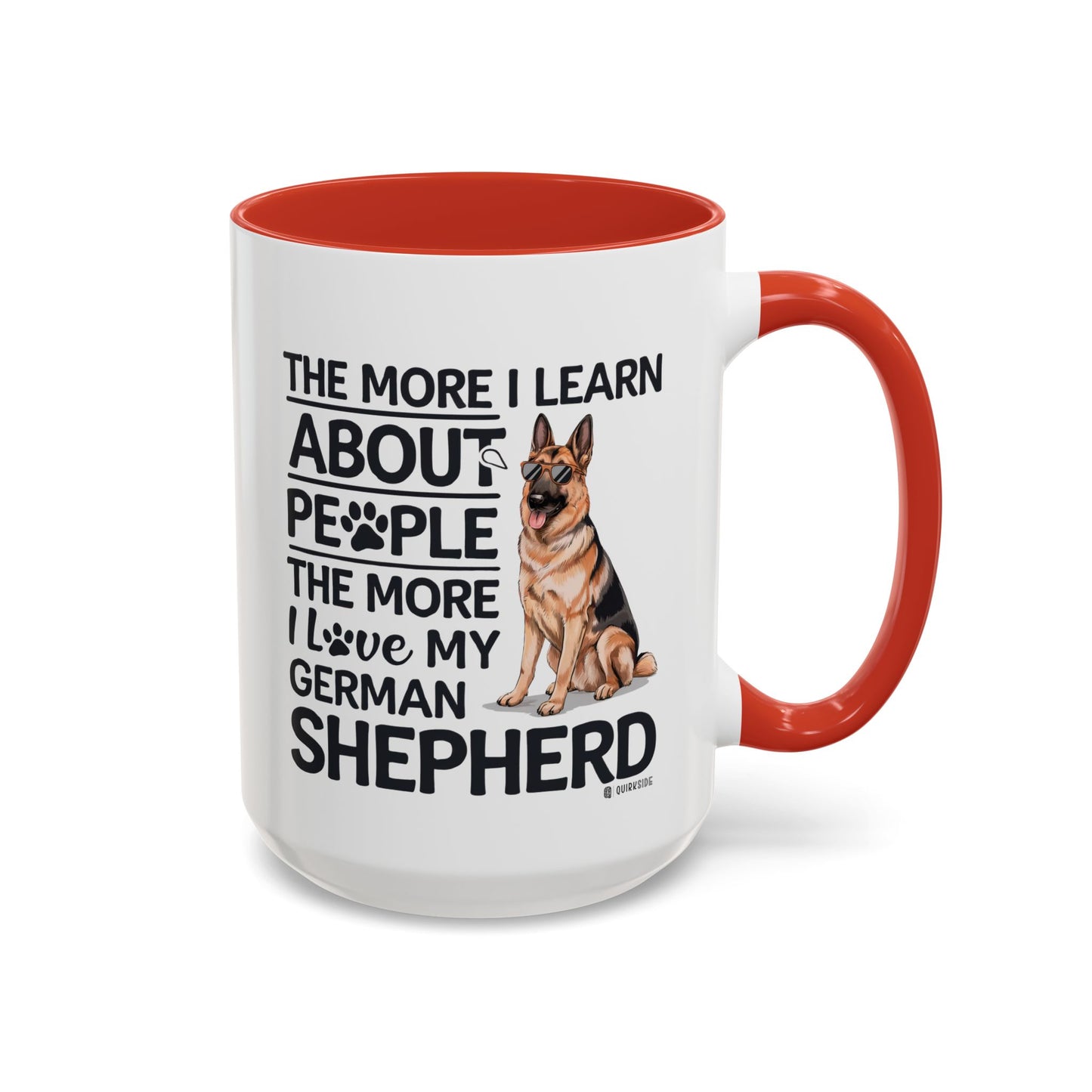 German Shepherd Love Coffee Mug, Dog Lover Gift, Pet Owner Mug, Birthday Gift, Animal Lover, Personalized Mug