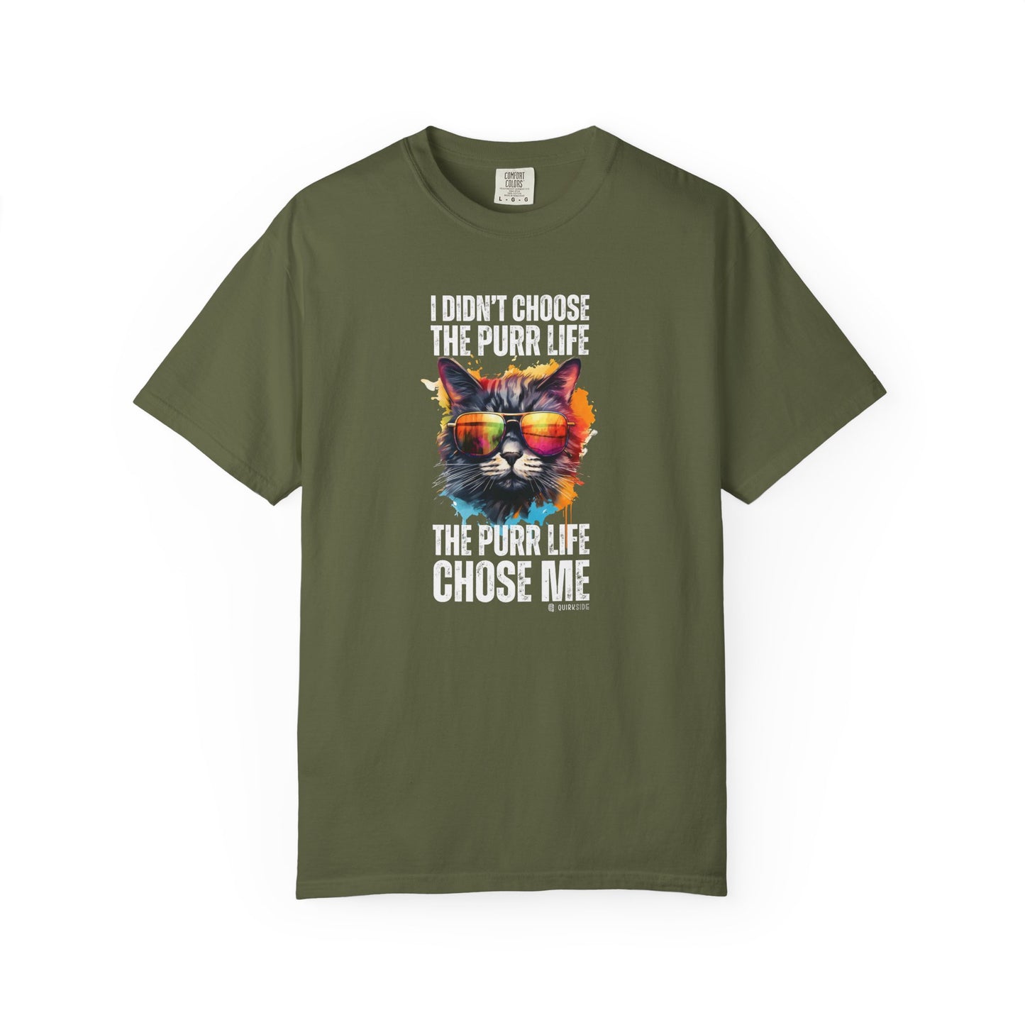 Cool Cat Tee, Funny Cat Lover Shirt, Feline Fan Top, Cat Owner Gift, Cat Mom Shirt, Cat Dad Tee, Cat Lady Gift, Cat Print T-shirt