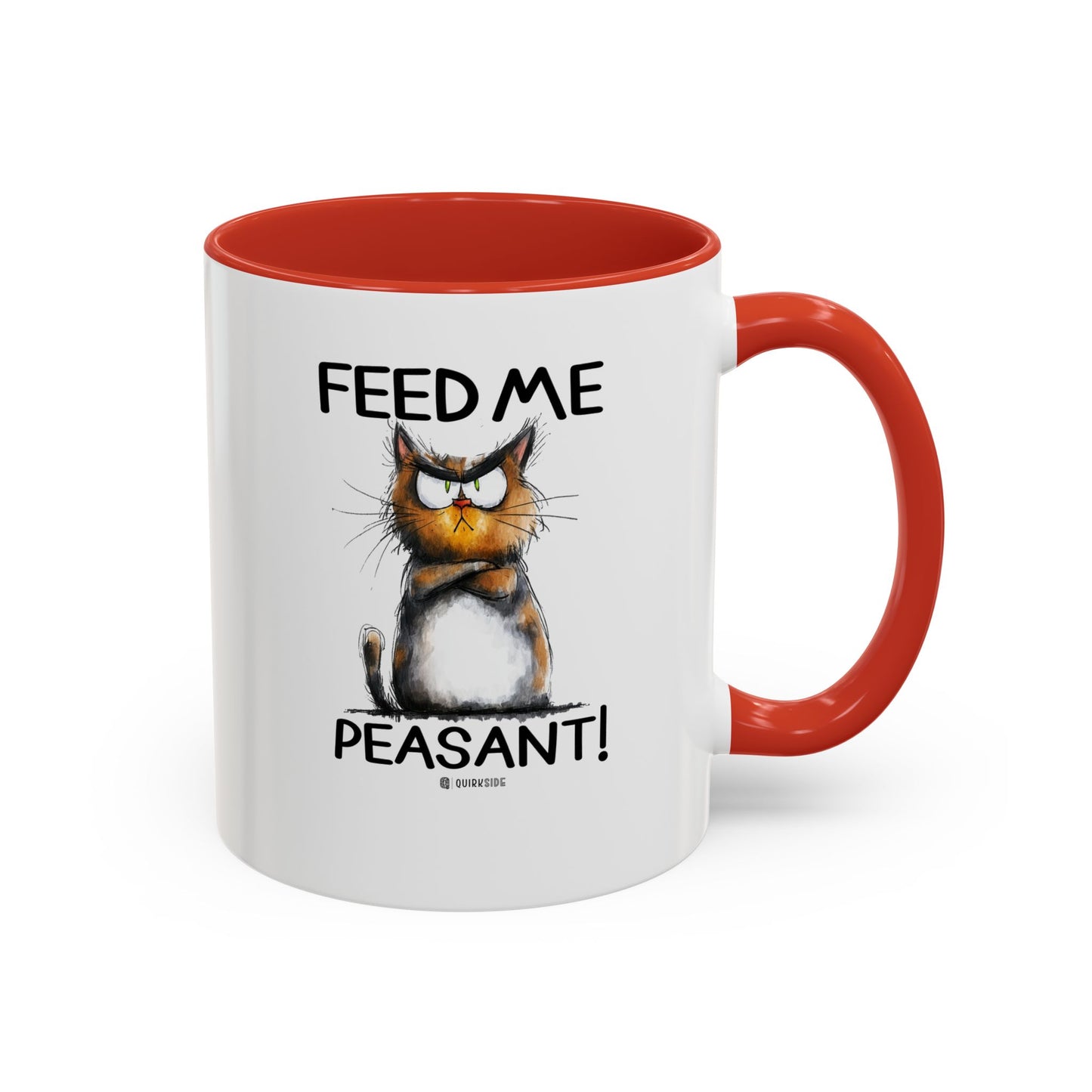 Sassy Cat Accent Coffee Mug | Funny Gift for Cat Lovers | Cute Home Coffee Mug | Unique Cat Mom Present | 11oz & 15oz Available