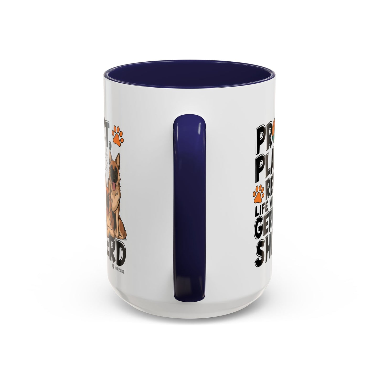 German Shepherd Lover's Accent Coffee Mug - Perfect Gift for Dog Owners, Pet Lovers, Birthdays, Holidays, Home Decor