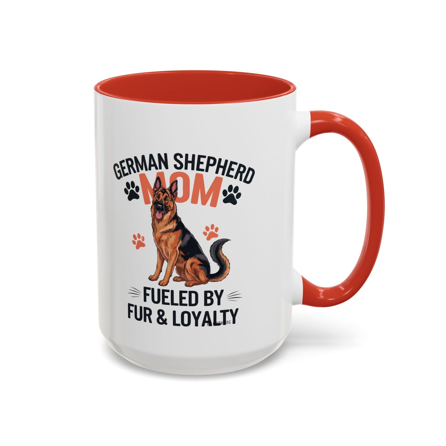German Shepherd Mom Accent Coffee Mug: Perfect Gift for Dog Lovers, Pet Owners, Dog Enthusiasts, Animal Lovers