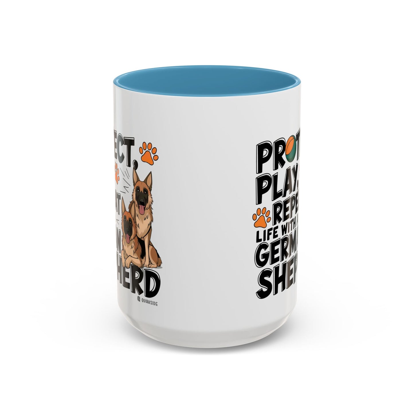 German Shepherd Lover's Accent Coffee Mug - Perfect Gift for Dog Owners, Pet Lovers, Birthdays, Holidays, Home Decor