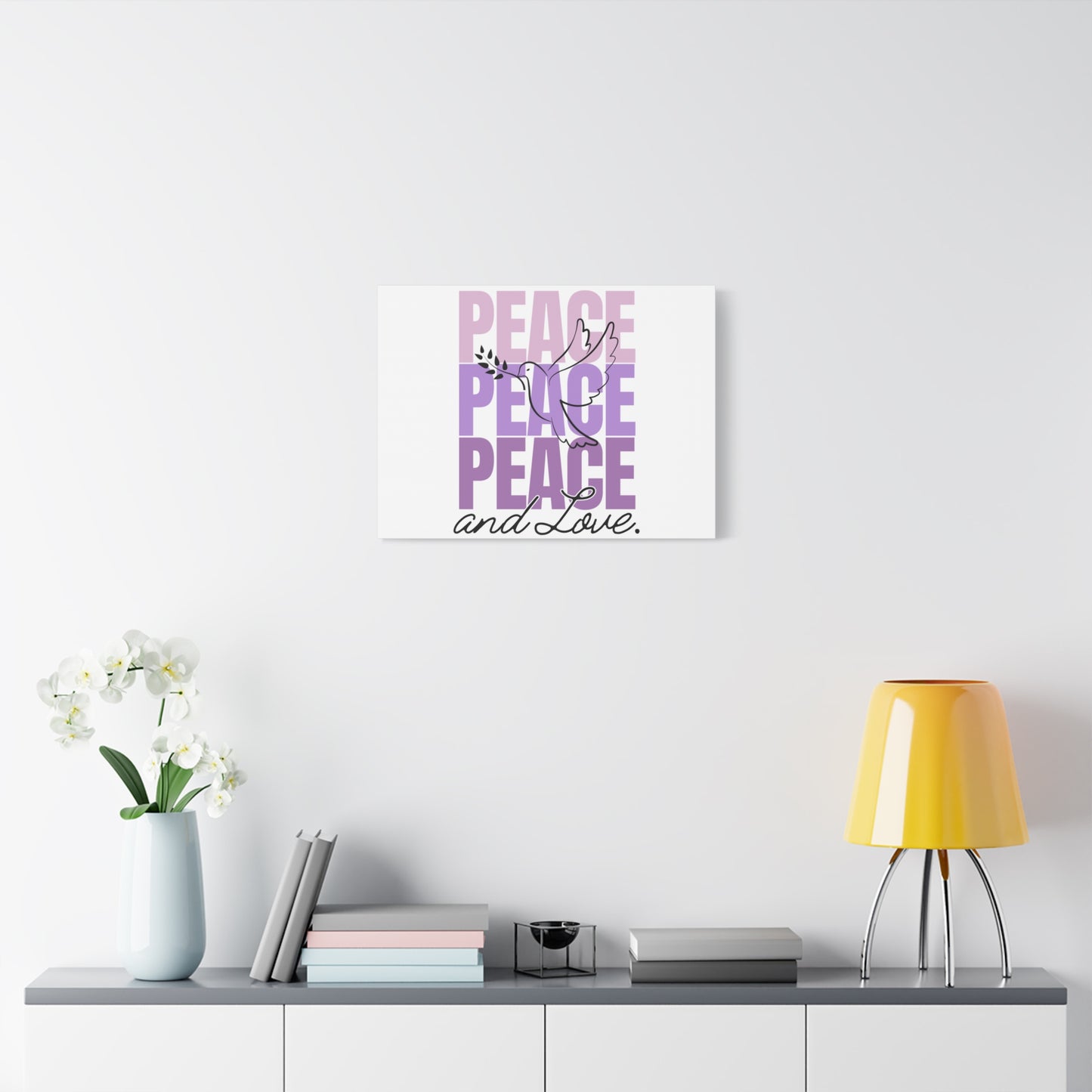 Peaceful Dove Canvas Wall Art, Inspirational Home Decor, Gift for Peace Lovers, Serenity Decor, Modern Art, Gift for Holidays
