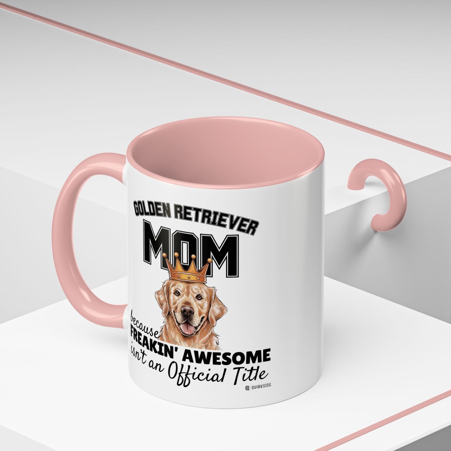 Golden Retriever Mom Coffee Mug - Perfect Gift for Dog Lovers, Pet Owners, Birthday, Mother's Day, Funny Dog Mom Mug