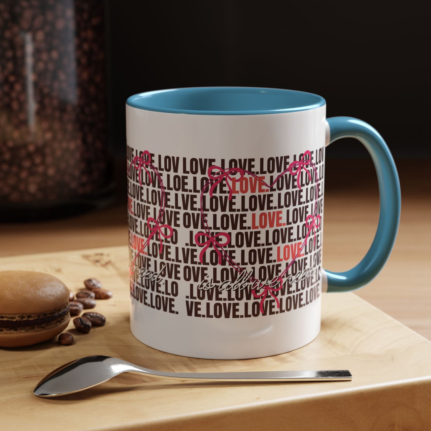 Romantic Love Coffee Mug - Perfect Gift for Anniversary, Valentine's Day, Wedding, Love-Themed Decor, Ceramic Drinkware