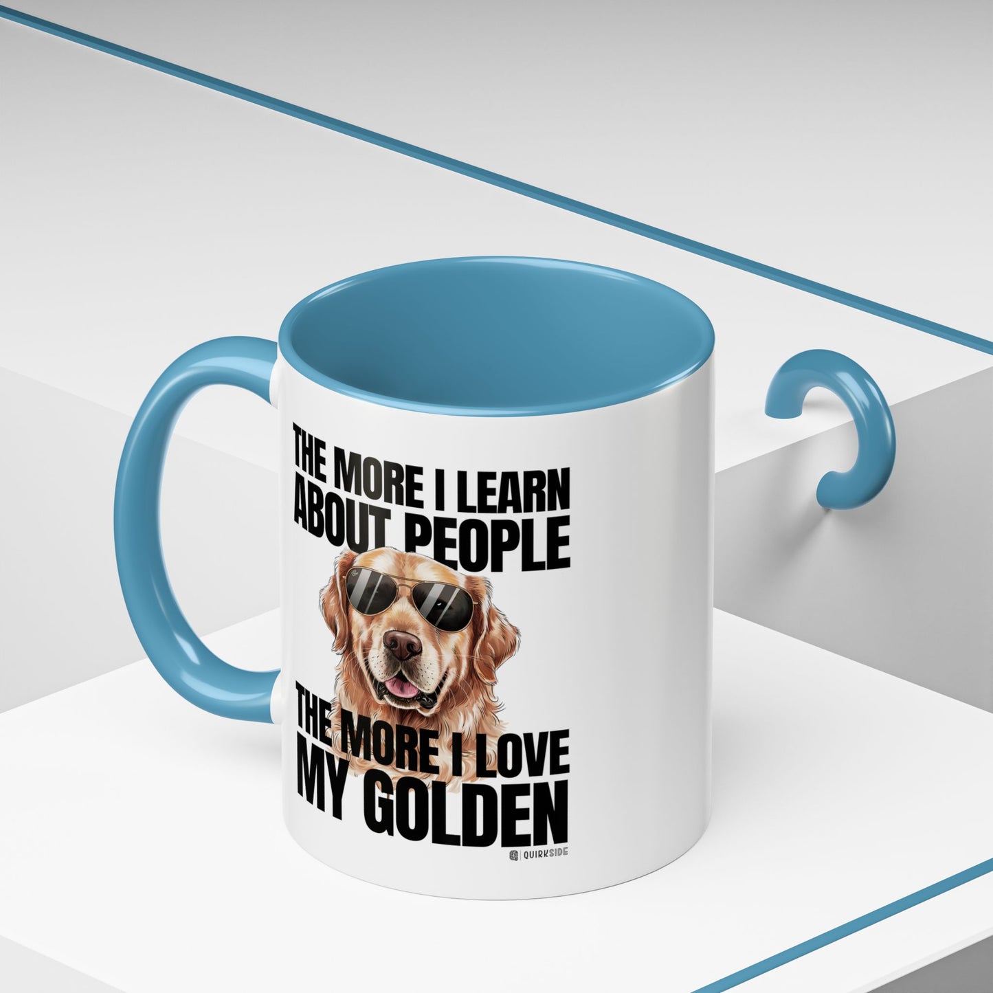 Golden Retriever Love Coffee Mug - Funny Dog Mug, Pet Owner Gift, Personalized Mug, Animal Lover Gift, Birthday Gift