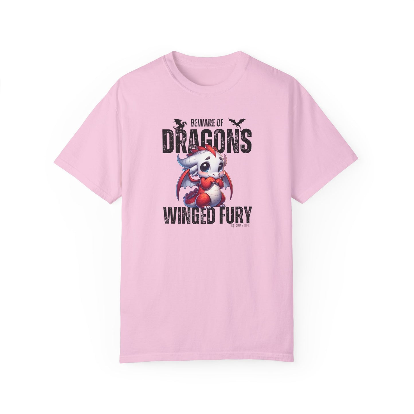 Dragon Lover Unisex T-shirt, Dragon Tee Shirt, Fantasy Graphic Tee, Dragon Art Shirt, Dragon Apparel - Quirkside Creations