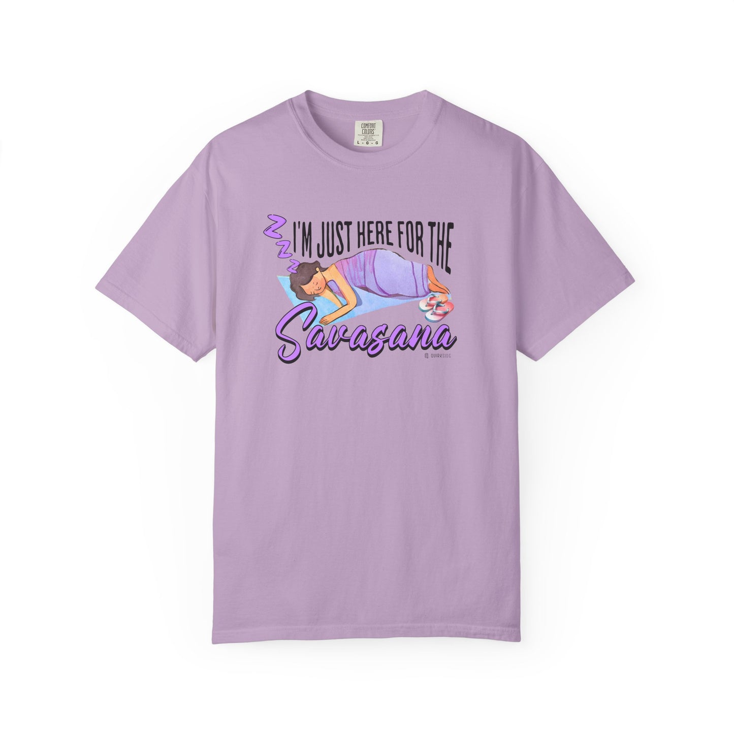 Yoga Lover Unisex Garment-Dyed T-shirt, Funny Quote Tee, Meditation Shirt, Relaxation Top, Namaste Apparel