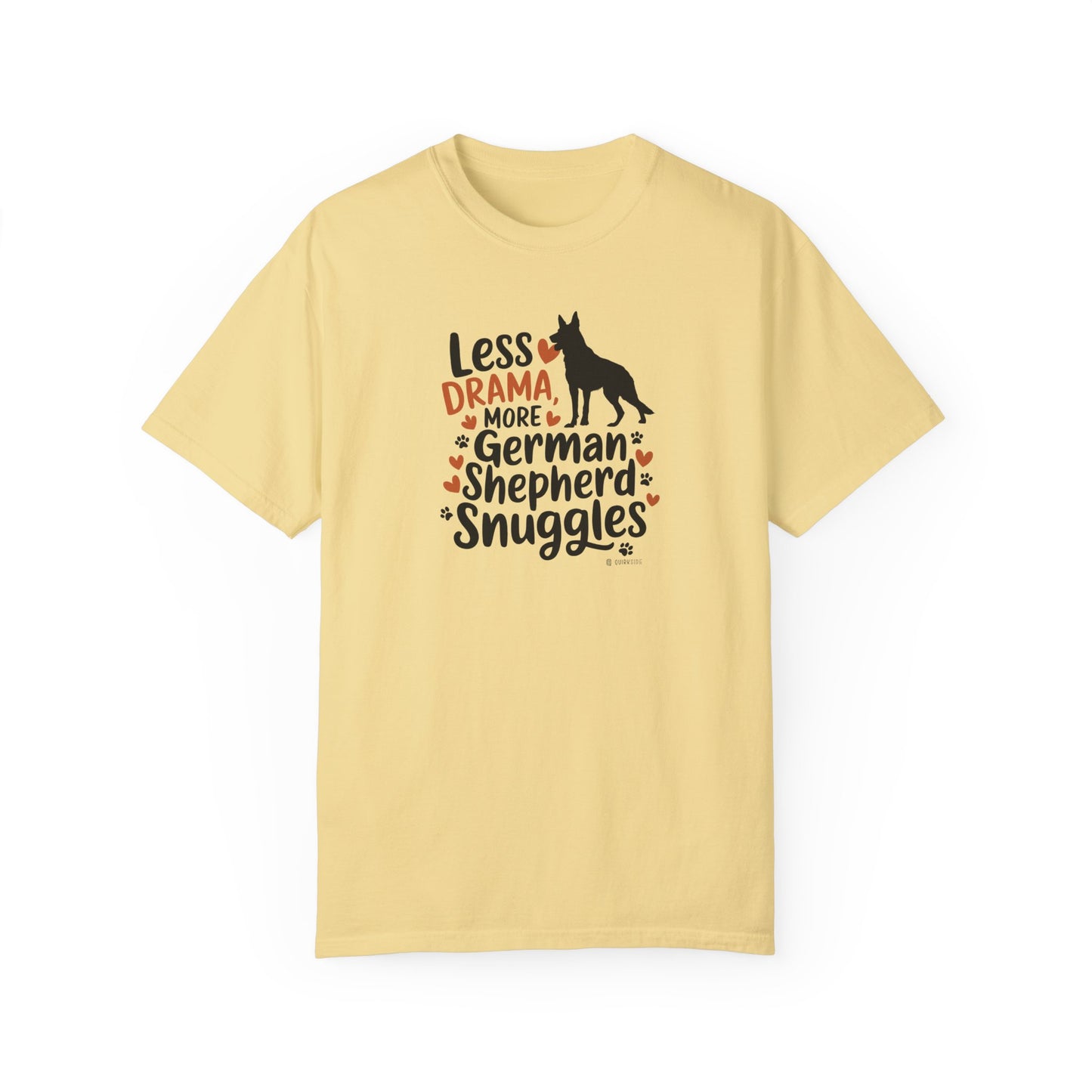 German Shepherd Dog Lover Unisex Garment-Dyed T-shirt, Parent Gift, Funny Dog Tee, Dog Mom Shirt, Gift for Dog Lovers
