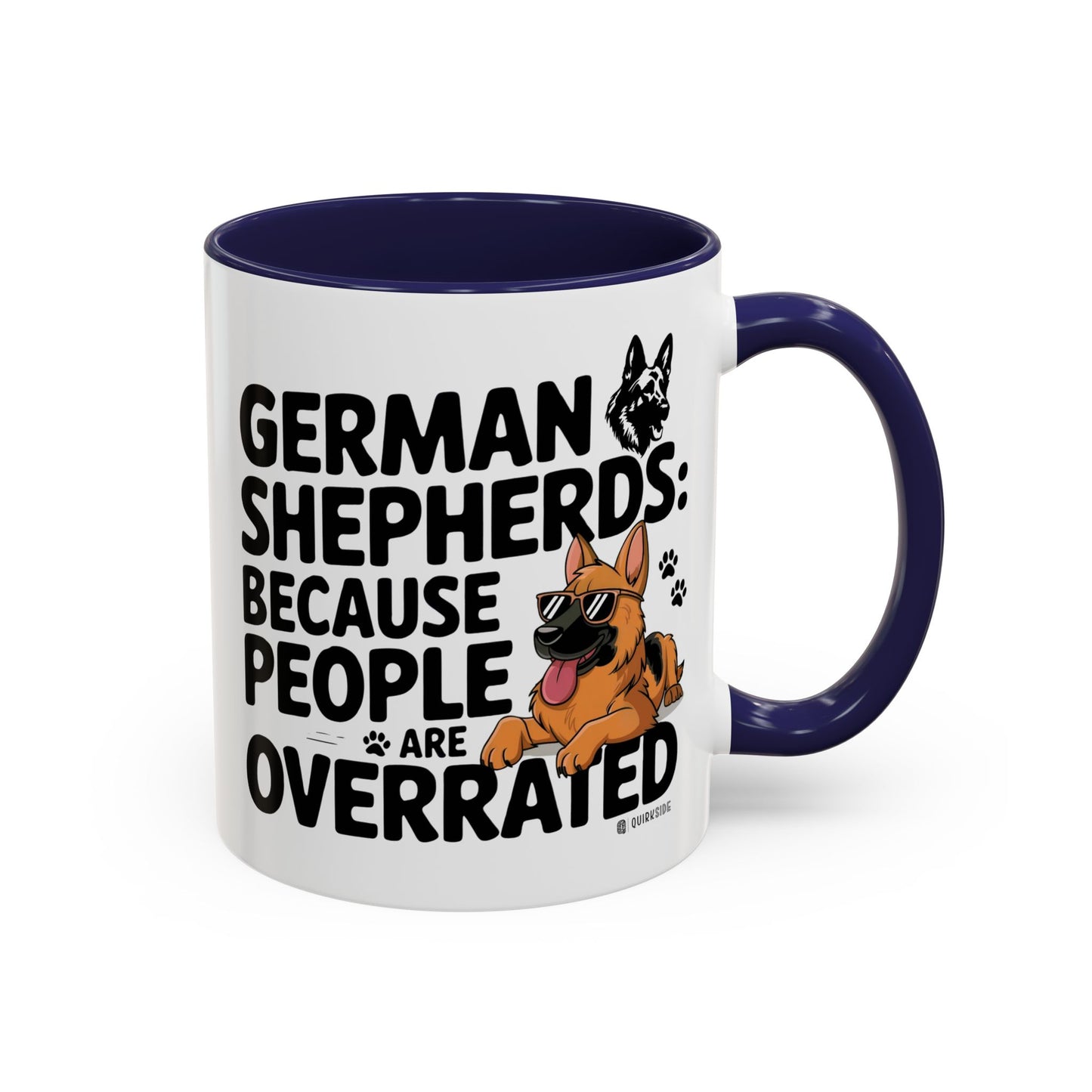 German Shepherds Coffee Mug - Funny Dog Lover Gift, Pet Parent Humor, Animal Lover Decor, Unique Holiday Present, Dog Breed Lovers