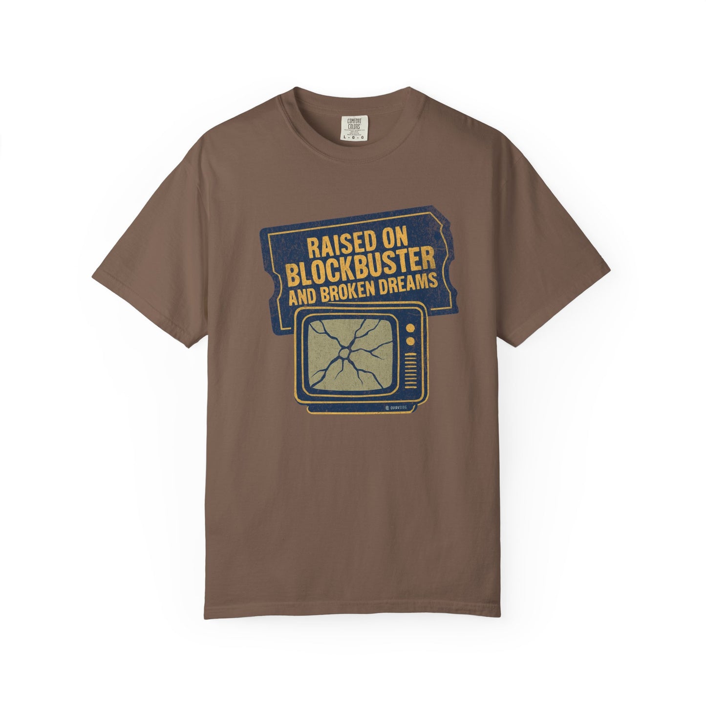 Raised on Blockbuster T-Shirt, Funny Unisex Tee, Gift for Millennials, Casual Wear, Humor Shirt, Relaxed Fit T-Shirt
