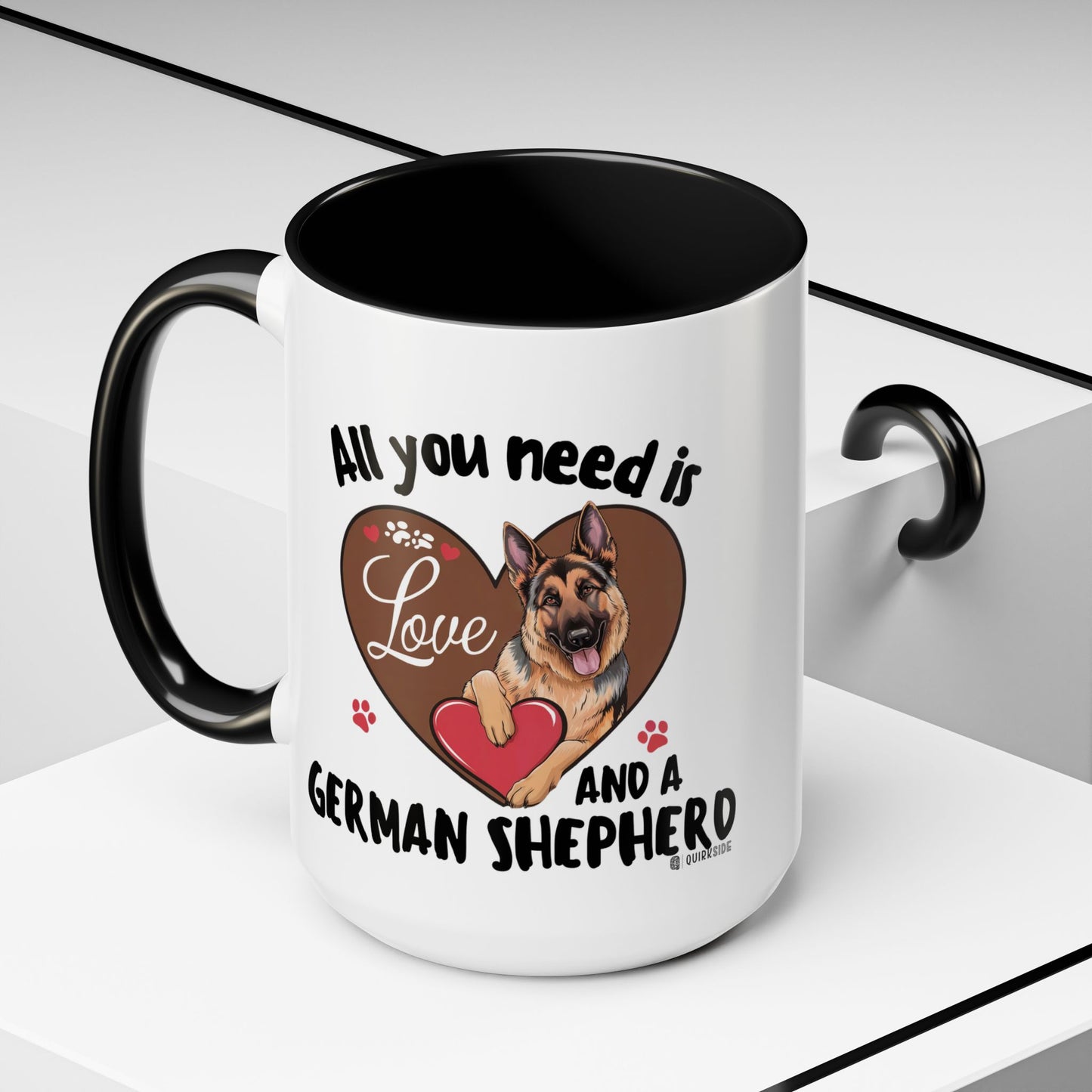 German Shepherd Love Mug | Dog Owner Gift | Coffee Cup | Animal Lover Gift | Pet Lover's Mug | Cute Pet Coffee Mug