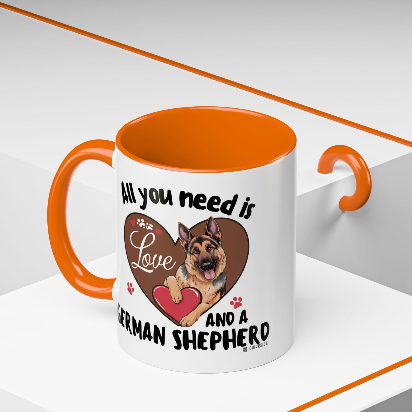 German Shepherd Love Mug | Dog Owner Gift | Coffee Cup | Animal Lover Gift | Pet Lover's Mug | Cute Pet Coffee Mug