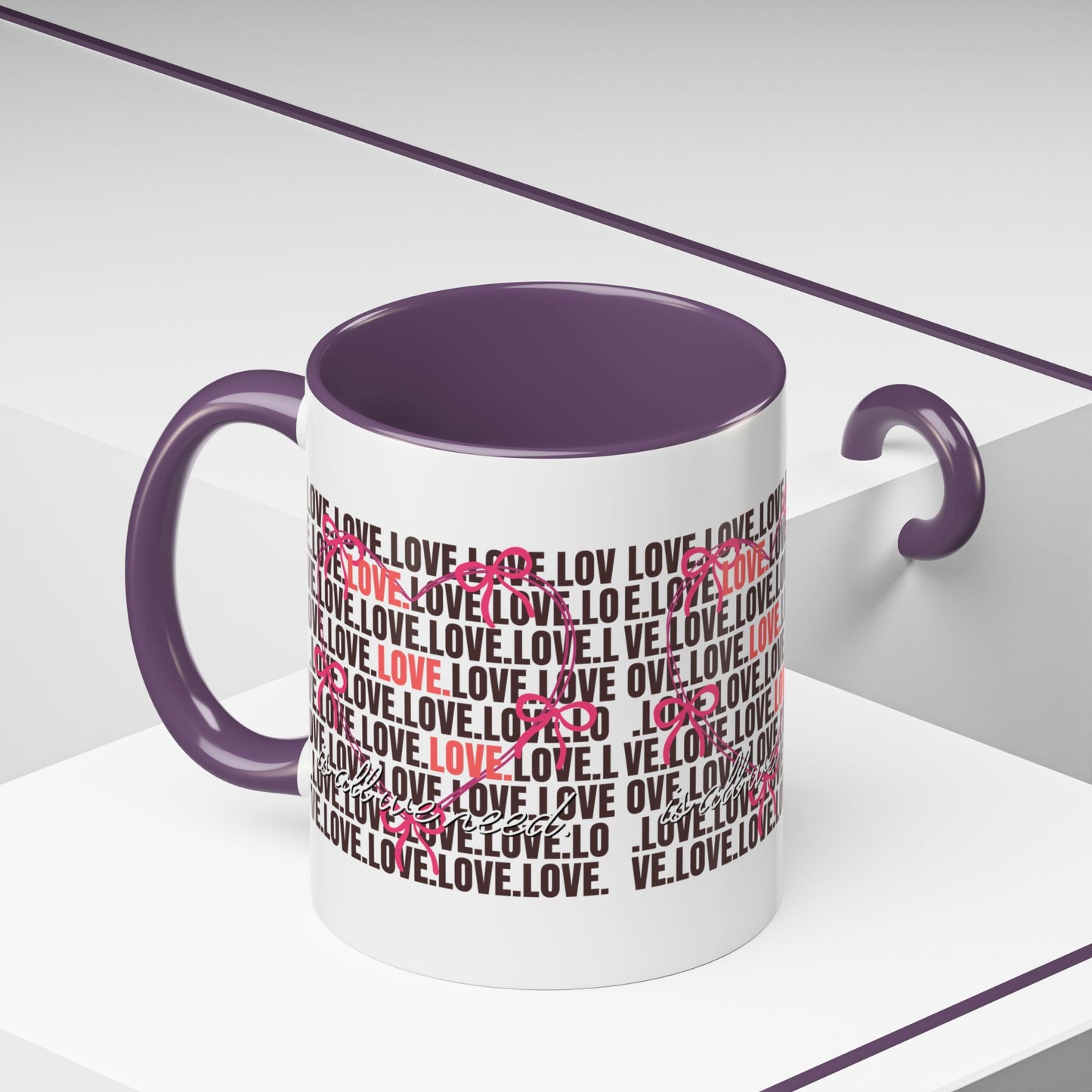 Romantic Love Coffee Mug - Perfect Gift for Anniversary, Valentine's Day, Wedding, Love-Themed Decor, Ceramic Drinkware