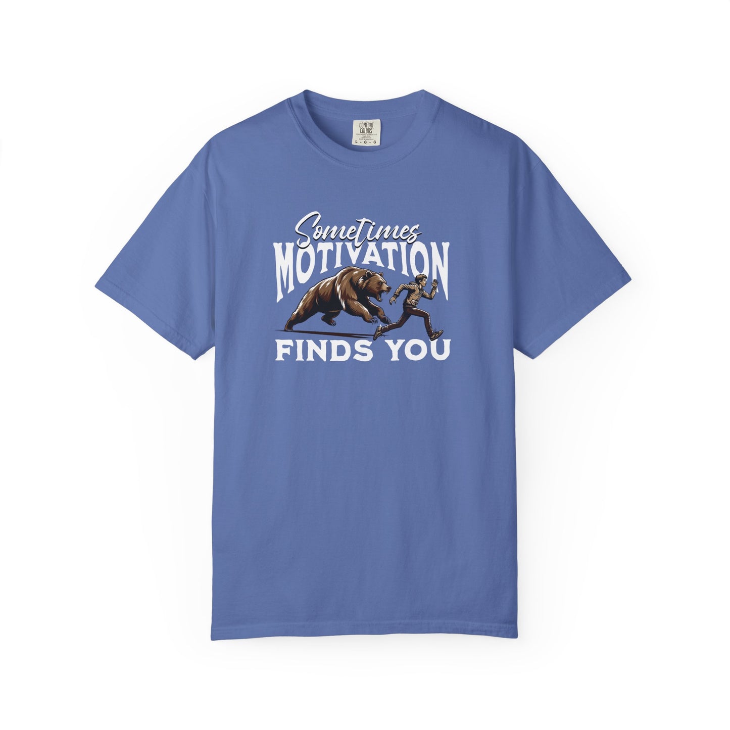 Funny Running Motivation Unisex T-shirt, Bear Chasing Humor Tee, Workout Inspiration Shirt, Fitness Apparel, Running Gift