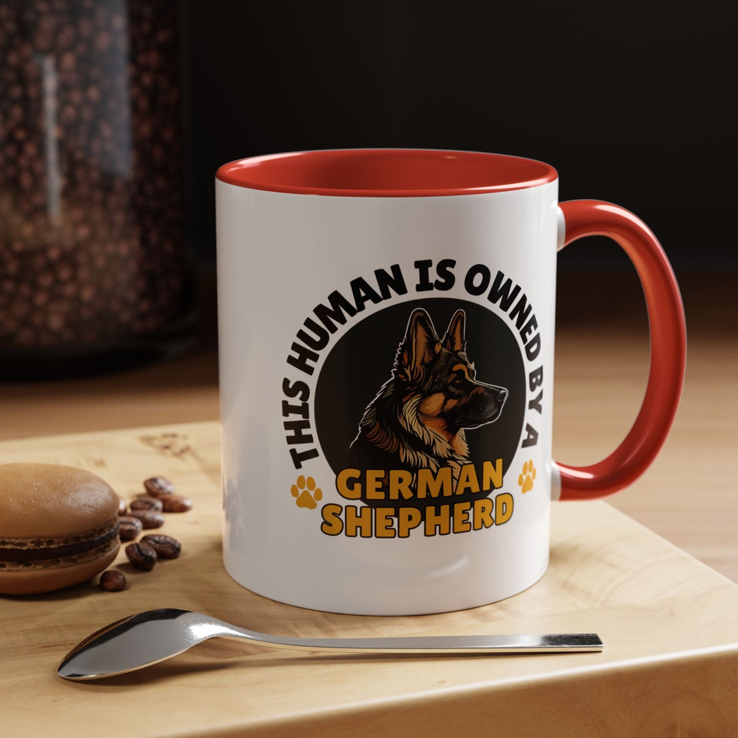German Shepherd Owner Coffee Mug | Pet Lover Gift | Dog Mom Mug | Cute Animal Mug | Animal Lover Coffee Cup | Pet Parent Gift
