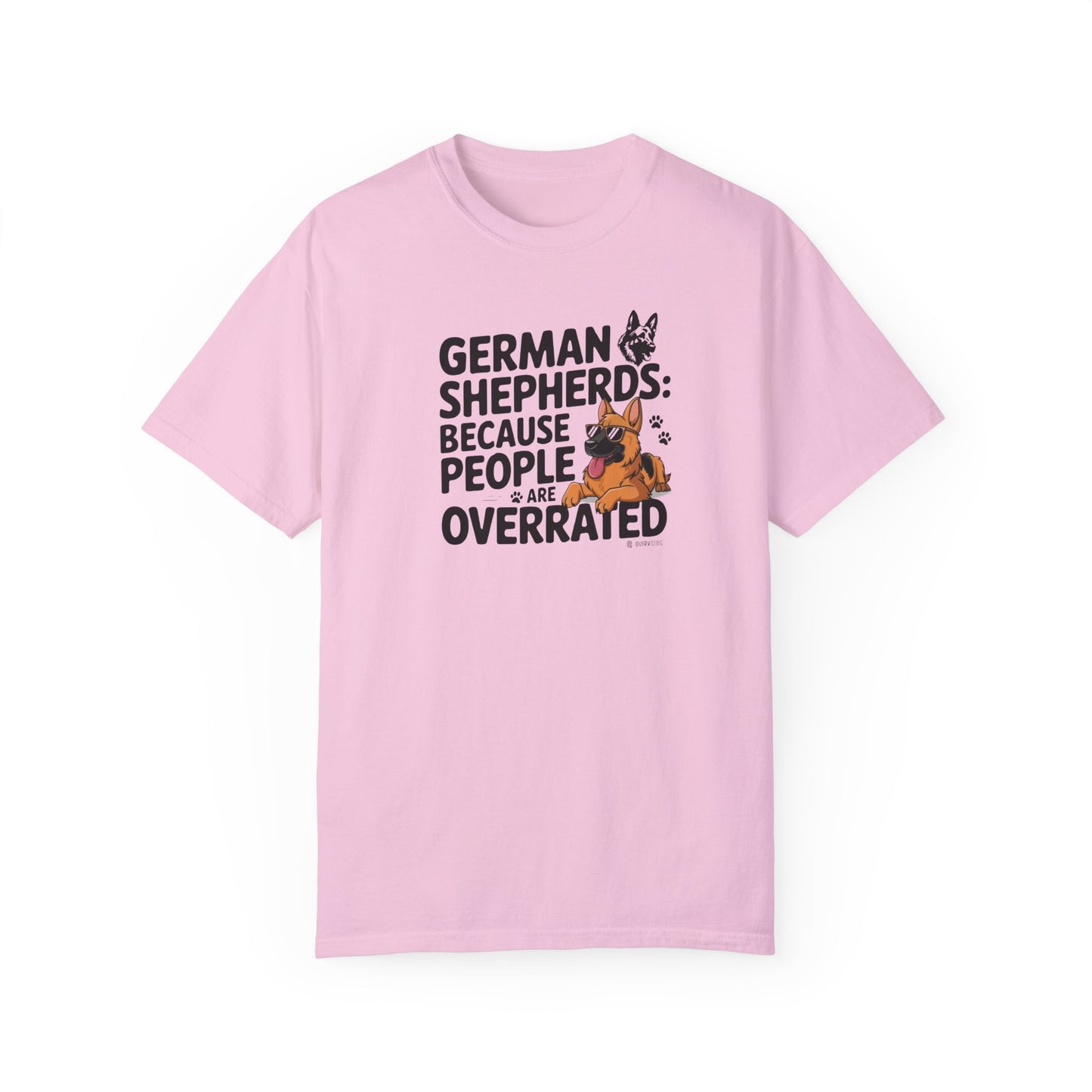 German Shepherd Dog Lover Unisex Garment-Dyed T-shirt, Parent Gift, Funny Dog Tee, Dog Mom Shirt, Gift for Dog Lovers