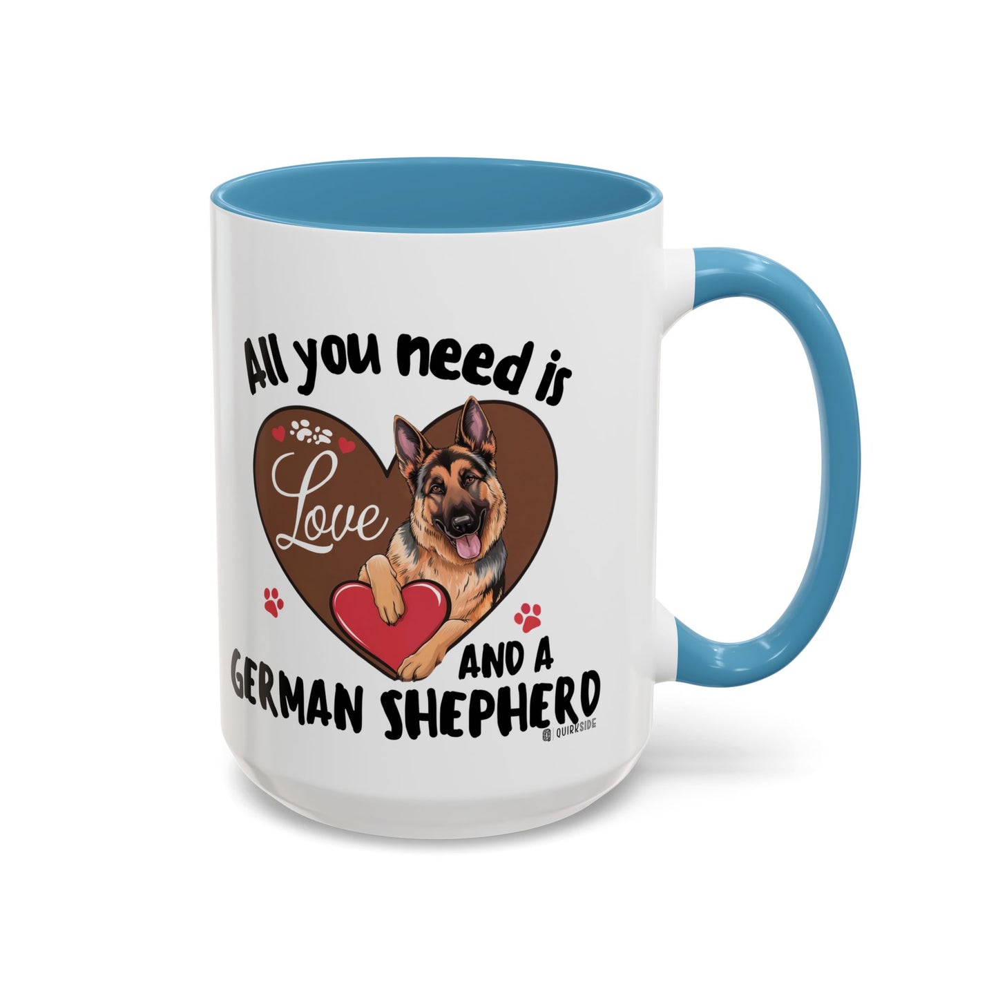 German Shepherd Love Mug | Dog Owner Gift | Coffee Cup | Animal Lover Gift | Pet Lover's Mug | Cute Pet Coffee Mug