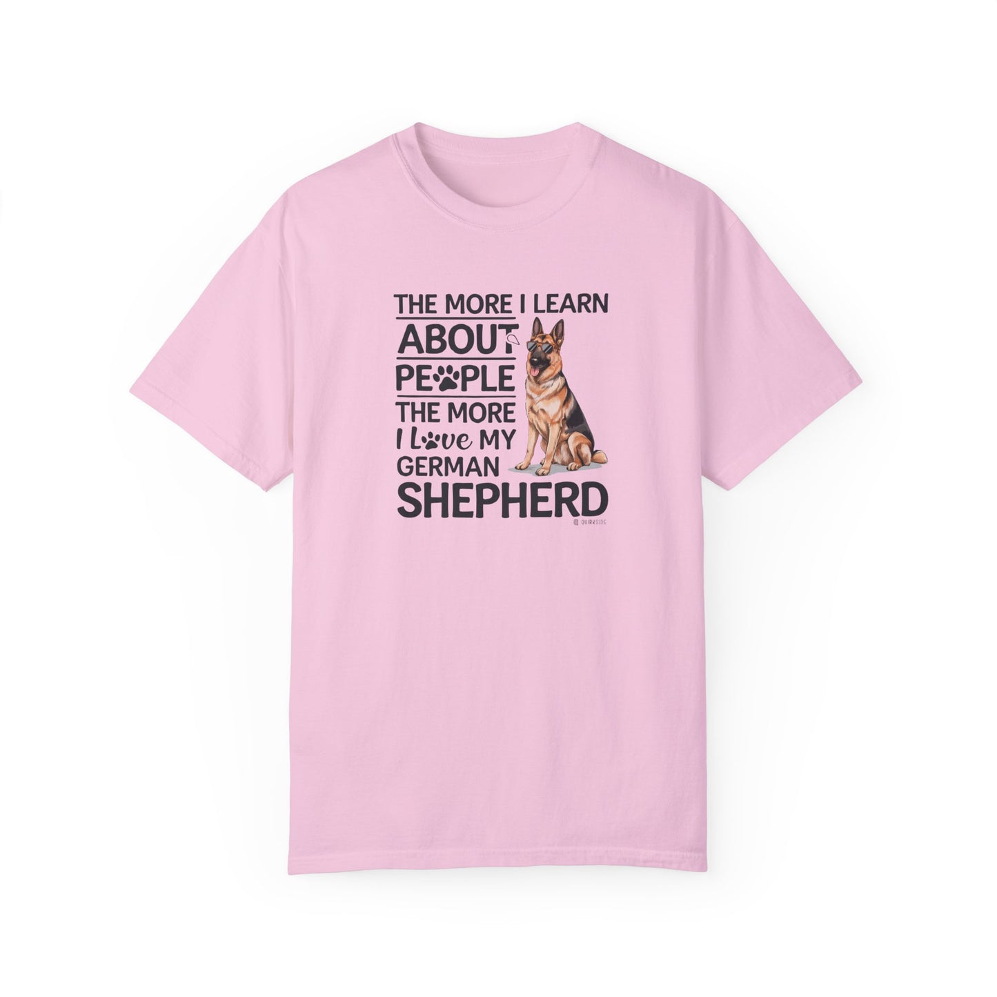 German Shepherd Dog Lover Unisex Garment-Dyed T-shirt, Parent Gift, Funny Dog Tee, Dog Mom Shirt, Gift for Dog Lovers