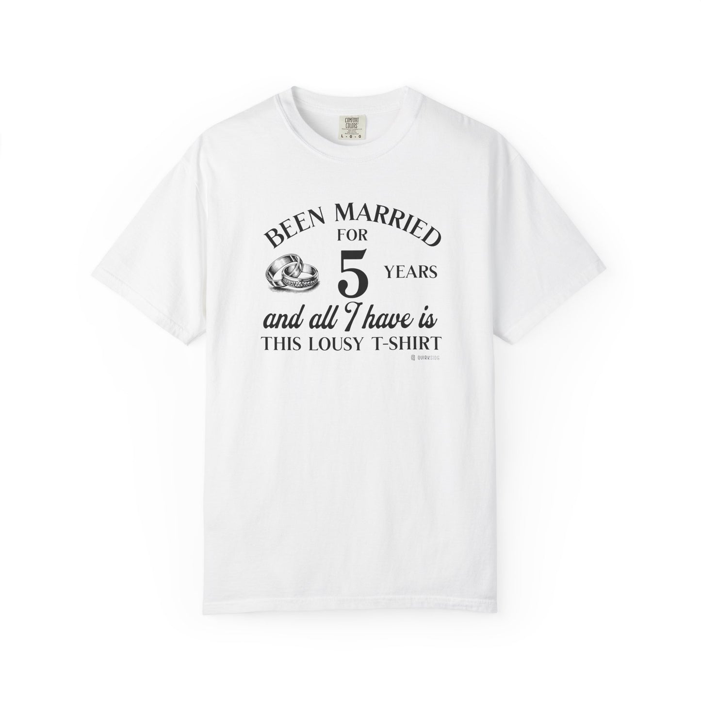 Hilarious Marriage Celebration T-shirt, Customizable Unisex Tee for Anniversary, Funny Gift, Humor Shirt, Wicked Sense of Humor Top