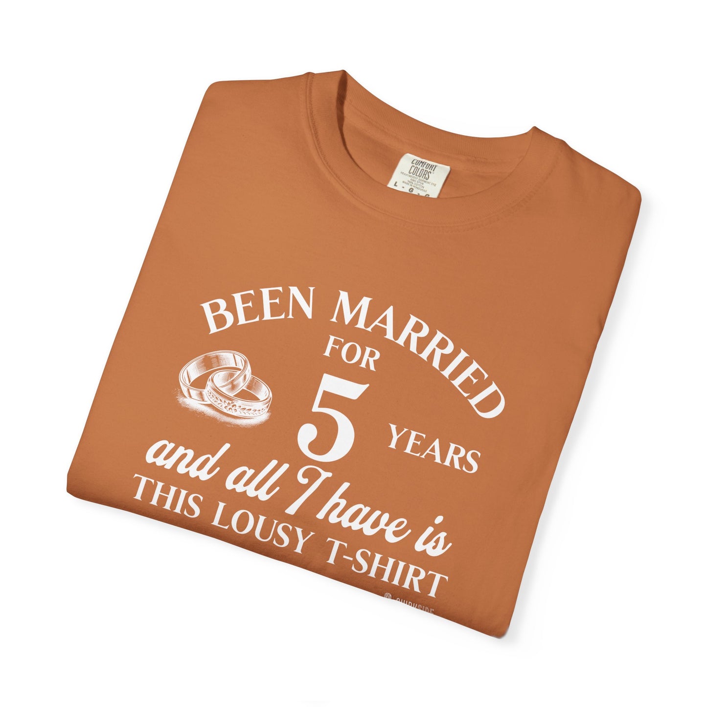 Hilarious Marriage Celebration T-shirt, Customizable Unisex Tee for Anniversary, Funny Gift, Humor Shirt, Wicked Sense of Humor Top