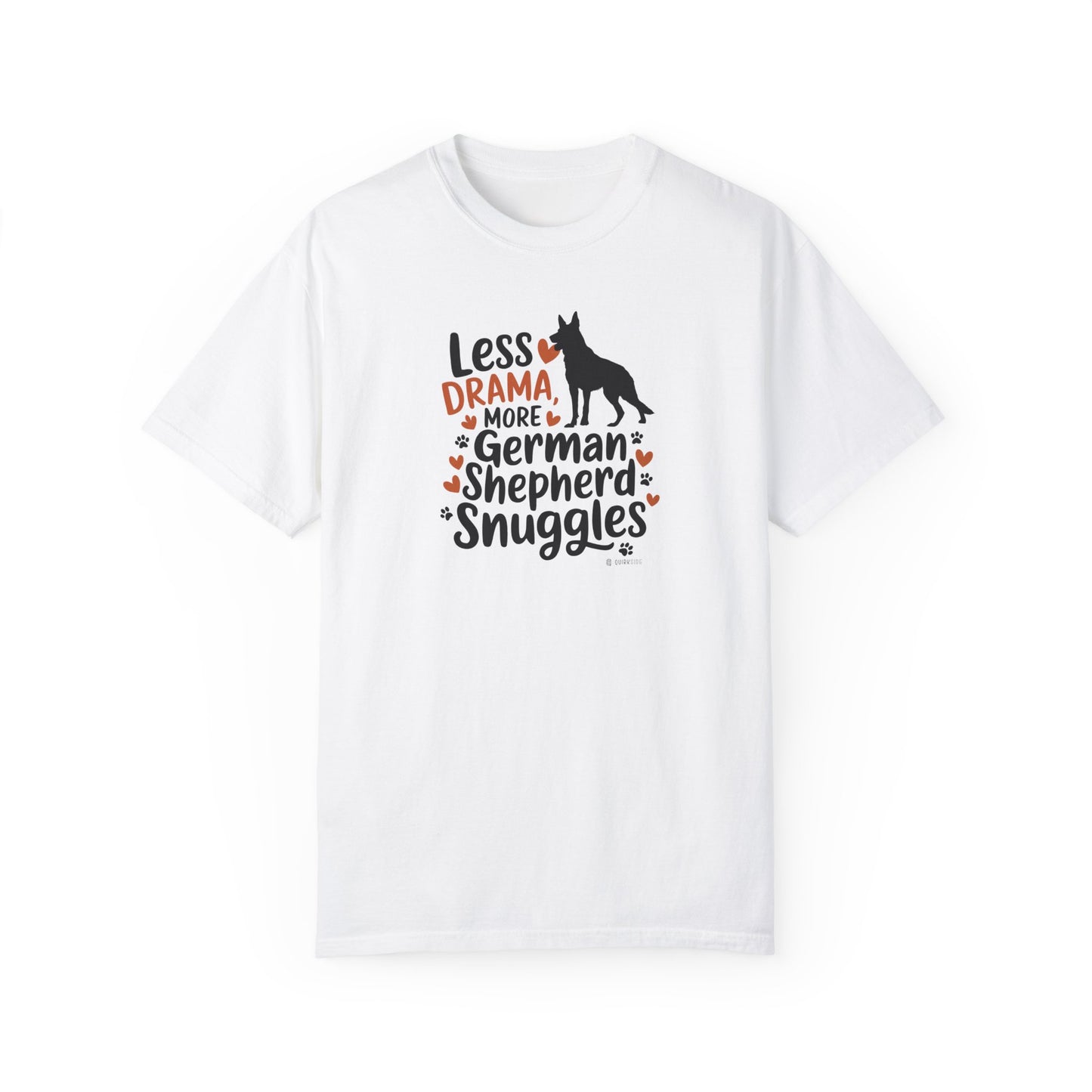 German Shepherd Dog Lover Unisex Garment-Dyed T-shirt, Parent Gift, Funny Dog Tee, Dog Mom Shirt, Gift for Dog Lovers