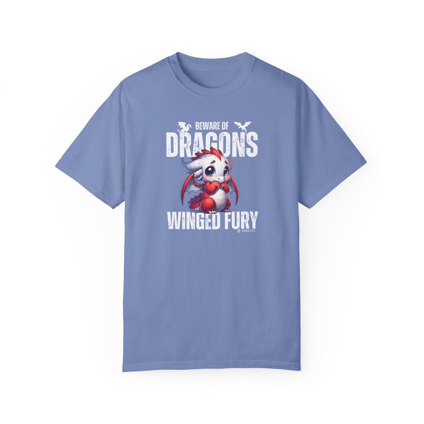 Dragon Lover Unisex T-shirt, Dragon Tee Shirt, Fantasy Graphic Tee, Dragon Art Shirt, Dragon Apparel - Quirkside Creations
