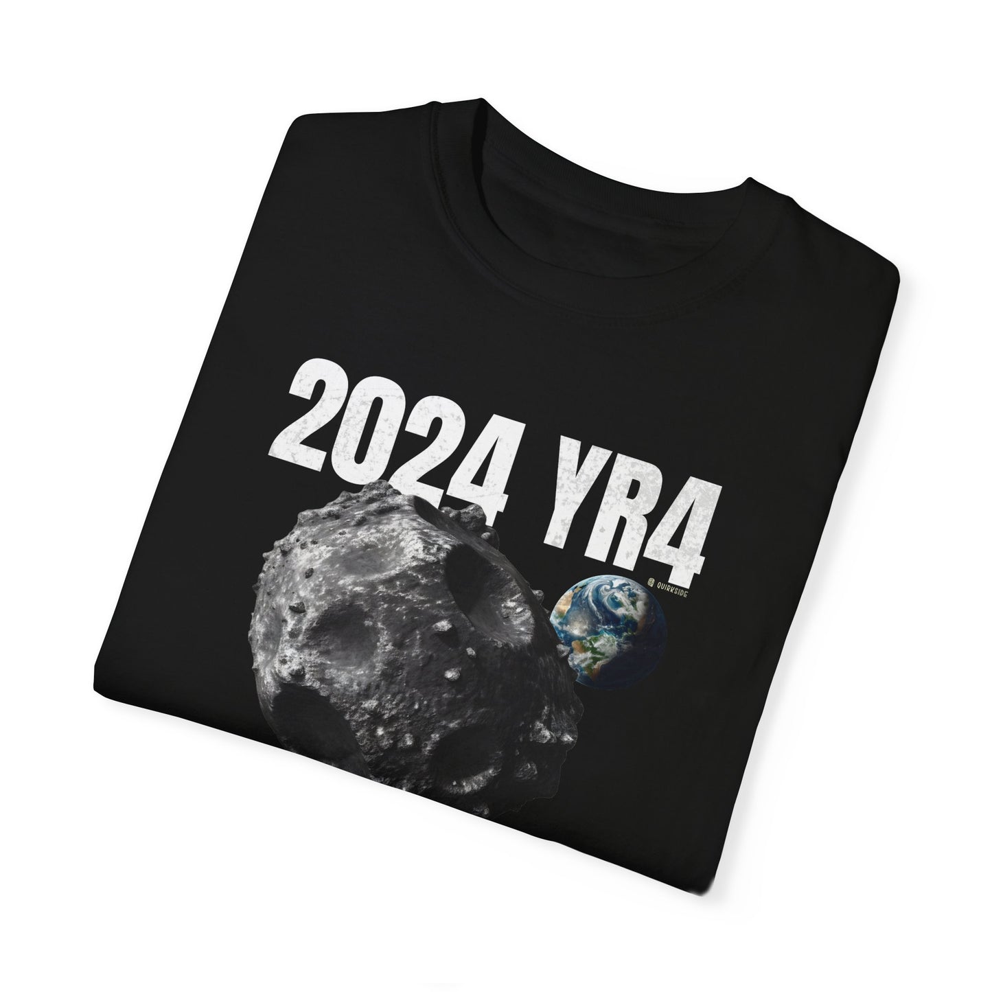 Asteroid Apocalypse Unisex T-shirt, Funny Space Shirt, Quirky Astronomical Tee, Armageddon Top, Unique Astronomy Clothing
