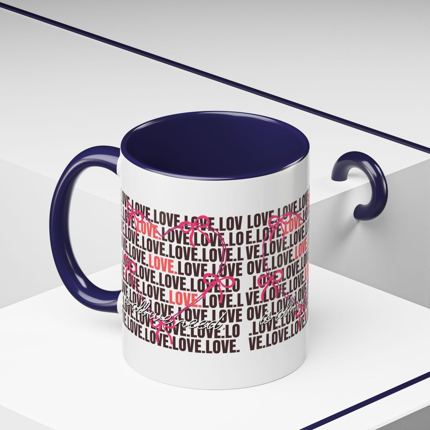Romantic Love Coffee Mug - Perfect Gift for Anniversary, Valentine's Day, Wedding, Love-Themed Decor, Ceramic Drinkware