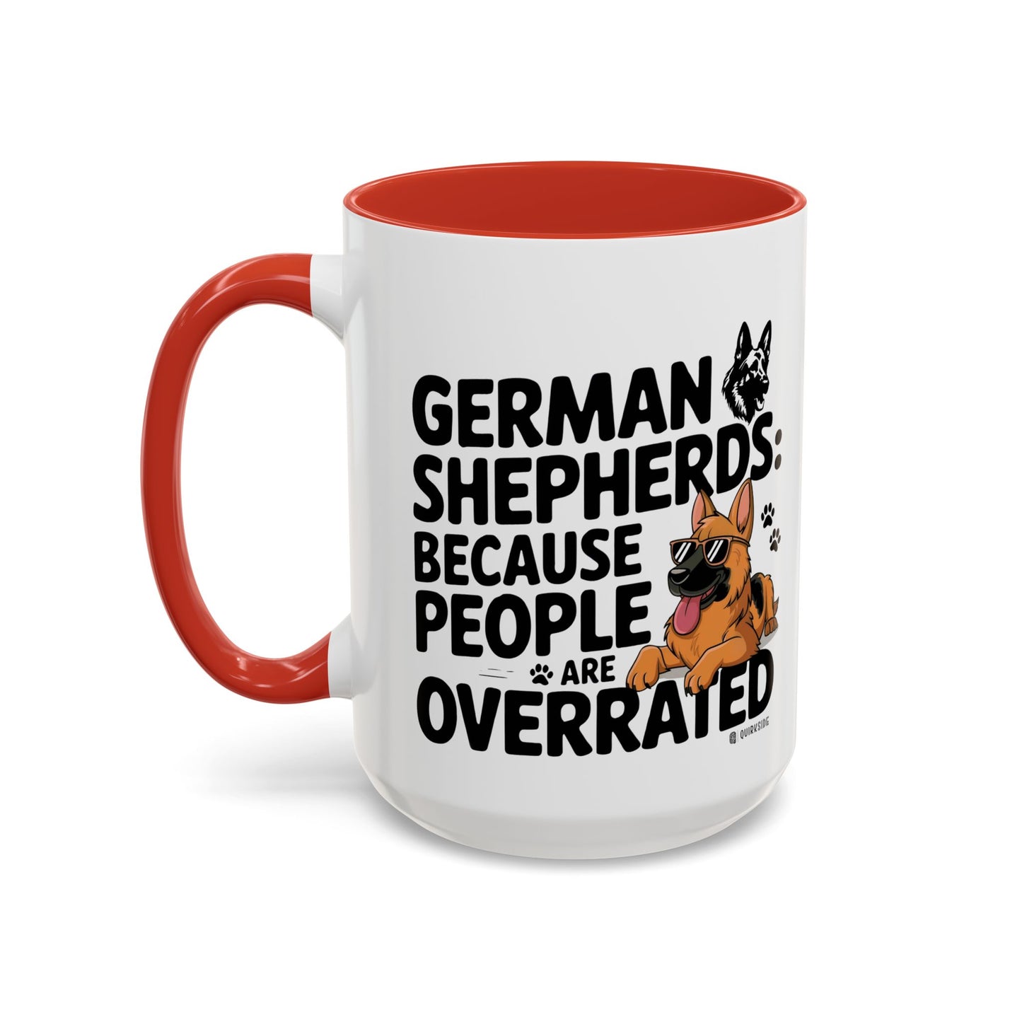 German Shepherds Coffee Mug - Funny Dog Lover Gift, Pet Parent Humor, Animal Lover Decor, Unique Holiday Present, Dog Breed Lovers