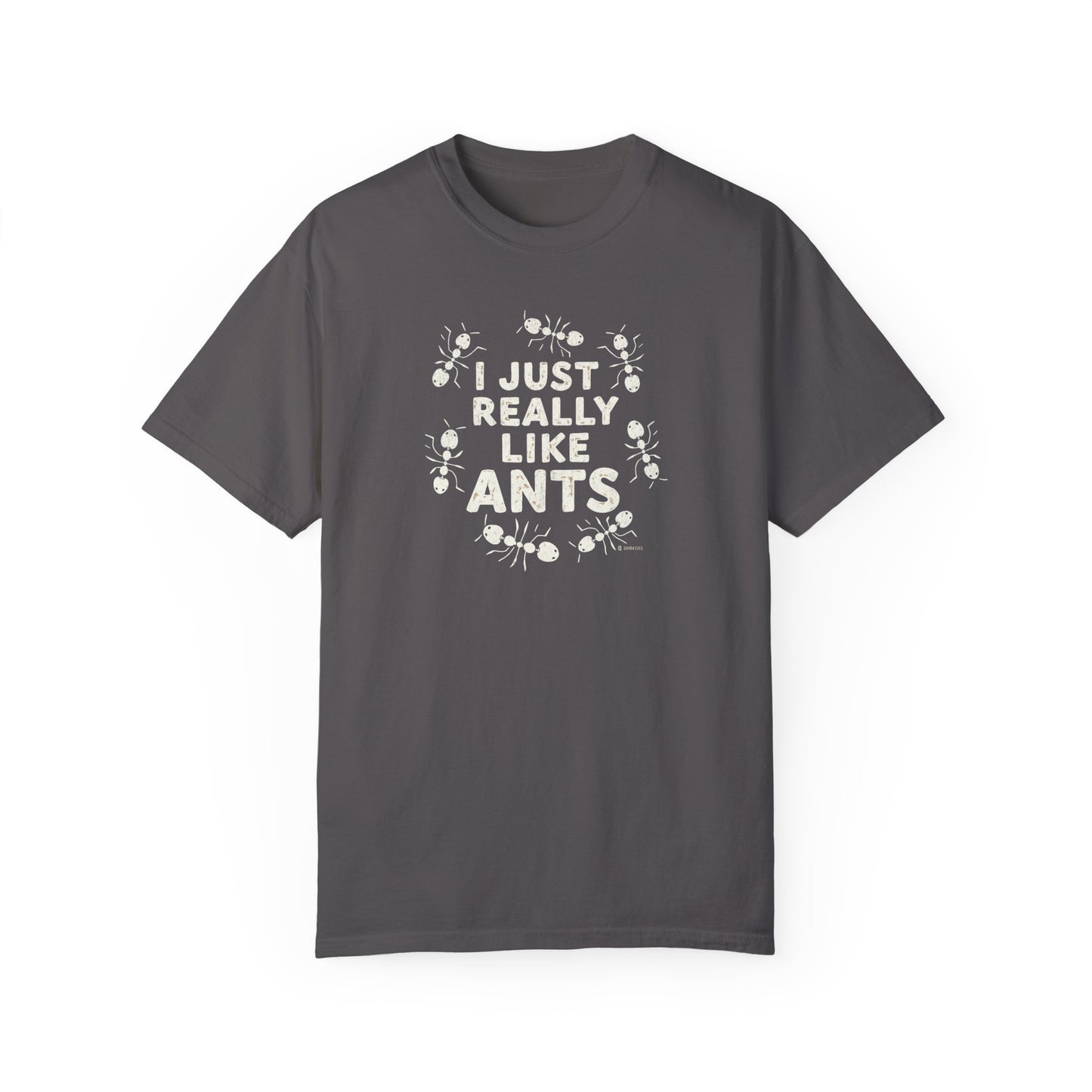 Funny Ant Lover Unisex Garment-Dyed T-shirt, Ant Enthusiast Gift, Insect Humor Tee, Ant Colony Shirt, Bug Lover Top