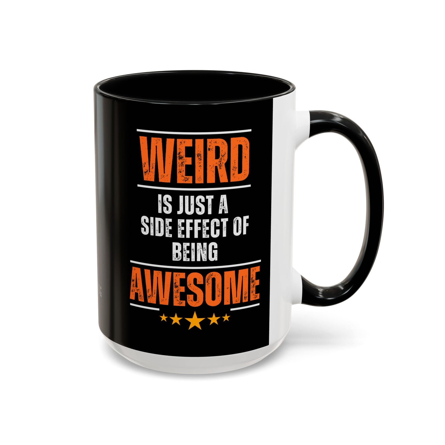 Coffee Mug, Celebrate Uniqueness, Be Awesome, Dare to be Different, Accent Mug, 11oz, 15oz - Quirkside Creations