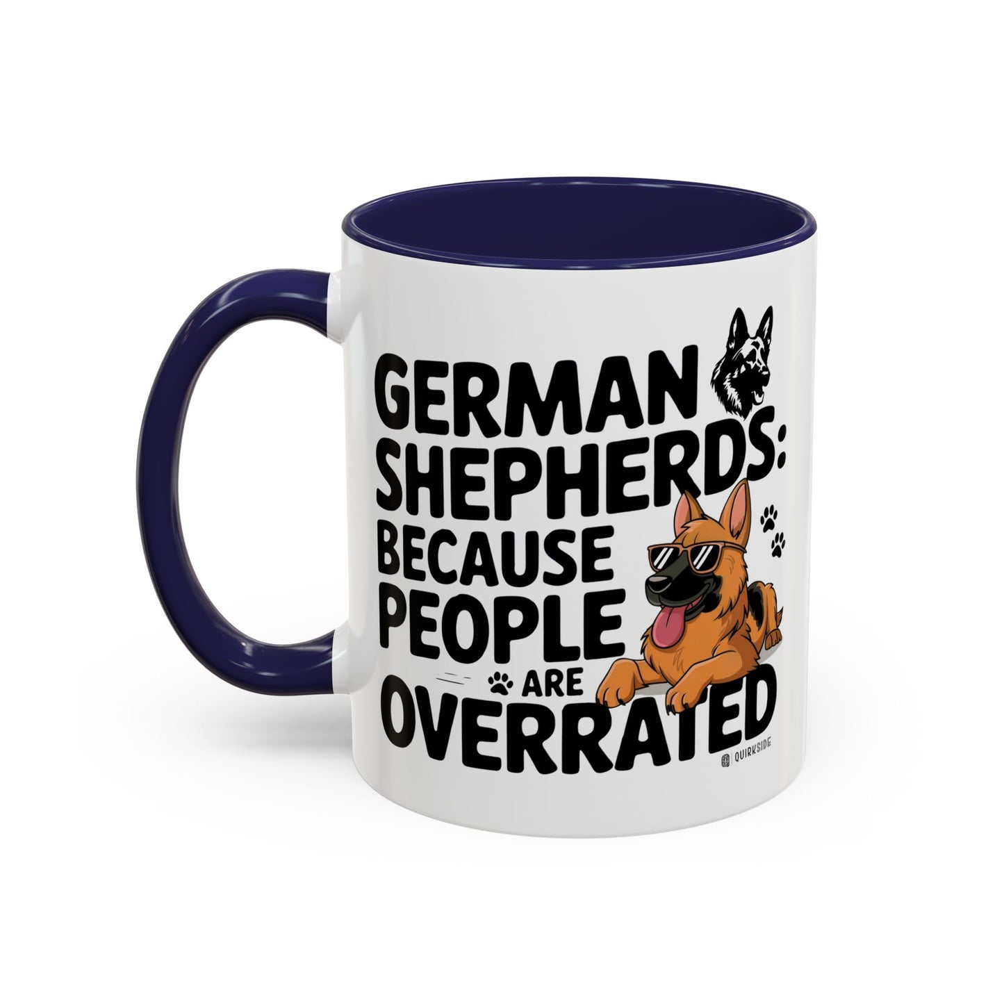 German Shepherds Coffee Mug - Funny Dog Lover Gift, Pet Parent Humor, Animal Lover Decor, Unique Holiday Present, Dog Breed Lovers