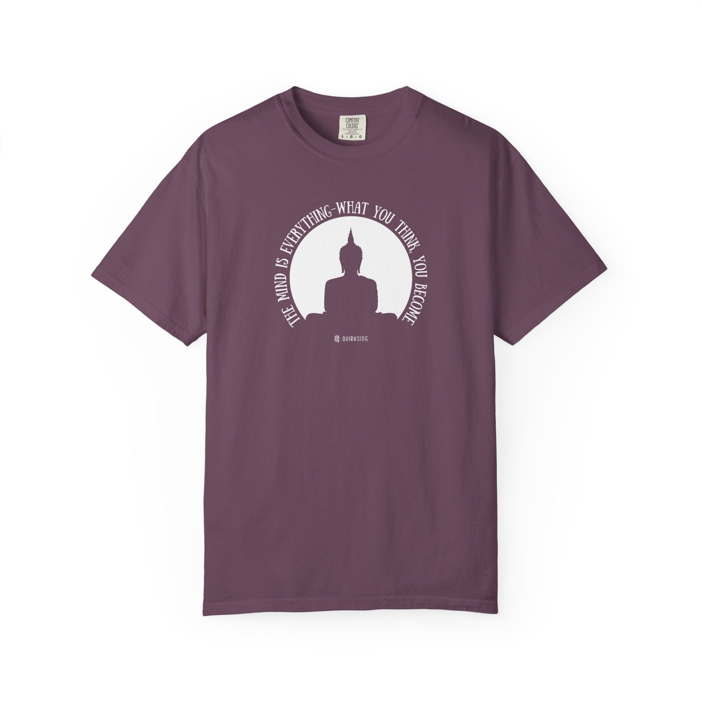 Buddha Quote Mind Power T-shirt, Inspirational Tee, Positive Thinking Shirt, Meditation Top, Unisex Graphic Apparel