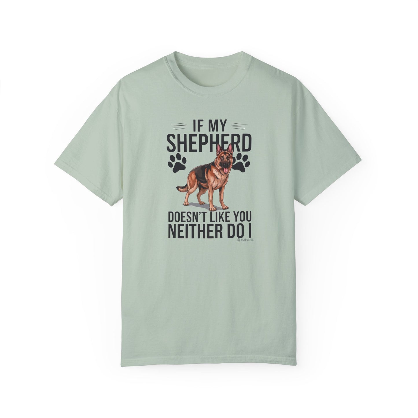 German Shepherd Dog Lover Unisex Garment-Dyed T-shirt, Parent Gift, Funny Dog Tee, Dog Mom Shirt, Gift for Dog Lovers