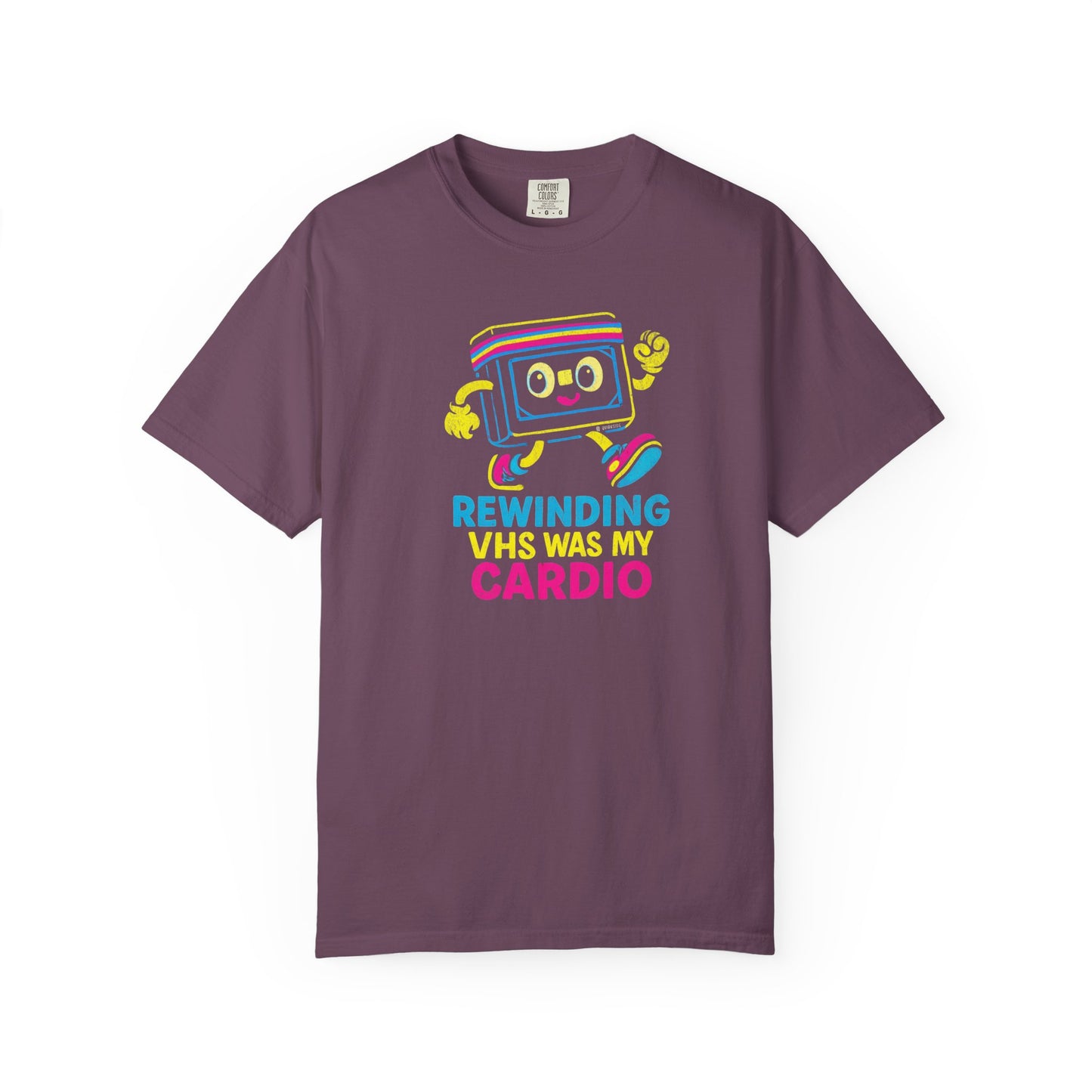 Retro VHS Cardio Unisex T-Shirt, Vintage Fitness Tee, Funny Gift, 80s Nostalgia Apparel, Movie Buff Shirt