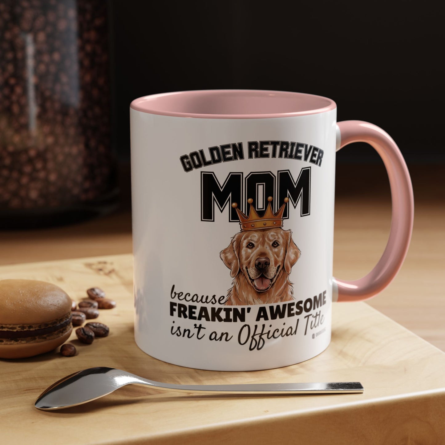 Golden Retriever Mom Coffee Mug - Perfect Gift for Dog Lovers, Pet Owners, Birthday, Mother's Day, Funny Dog Mom Mug